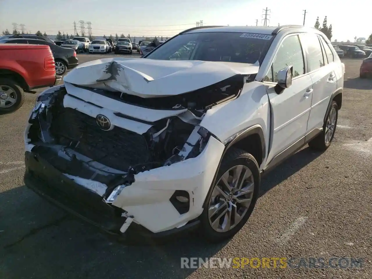 2 Photograph of a damaged car JTMC1RFV7LD054829 TOYOTA RAV4 2020