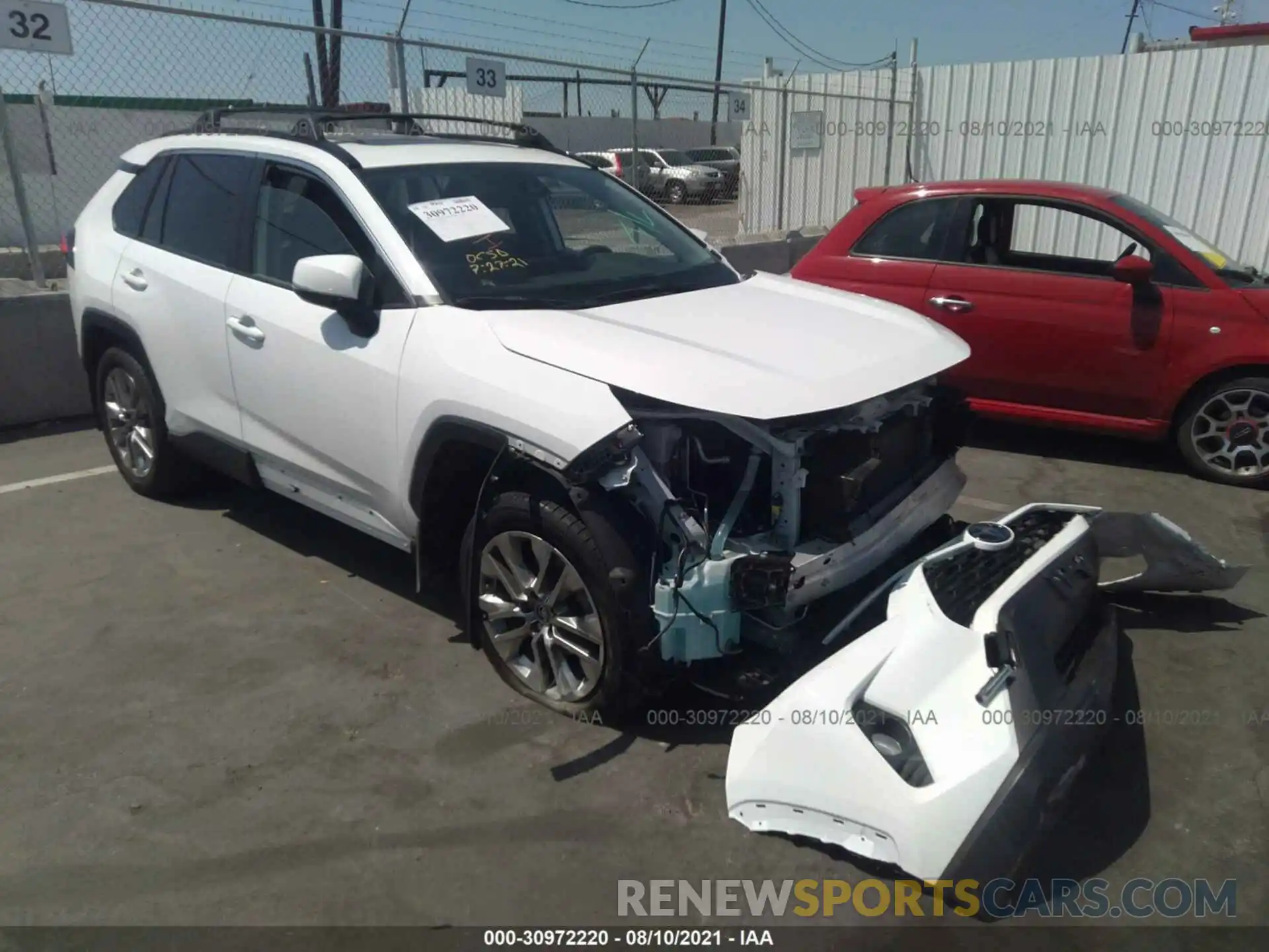 1 Photograph of a damaged car JTMC1RFV7LD055186 TOYOTA RAV4 2020