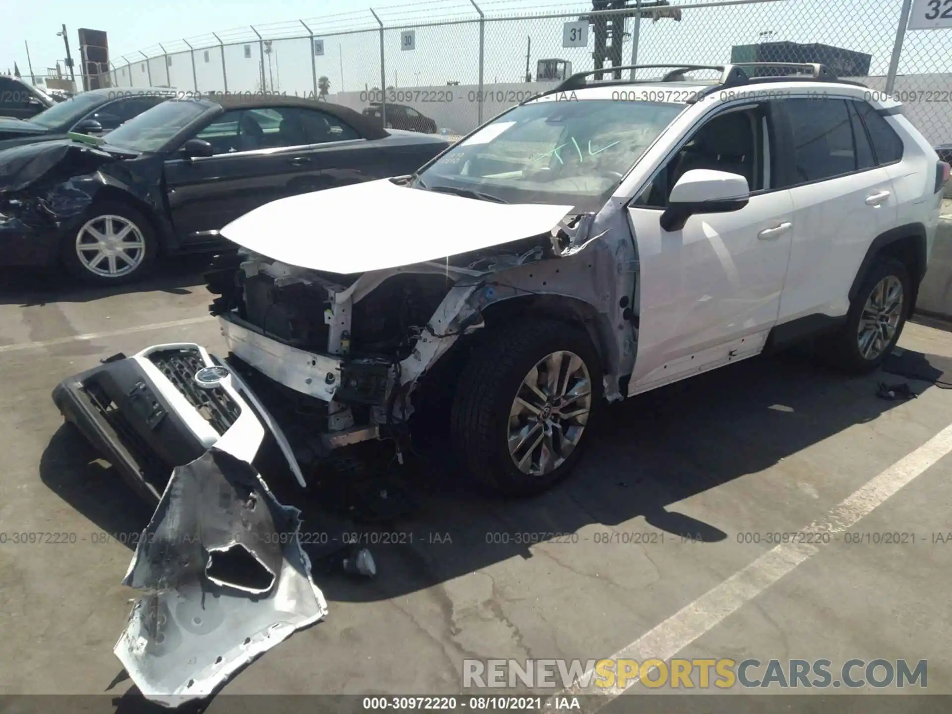 2 Photograph of a damaged car JTMC1RFV7LD055186 TOYOTA RAV4 2020