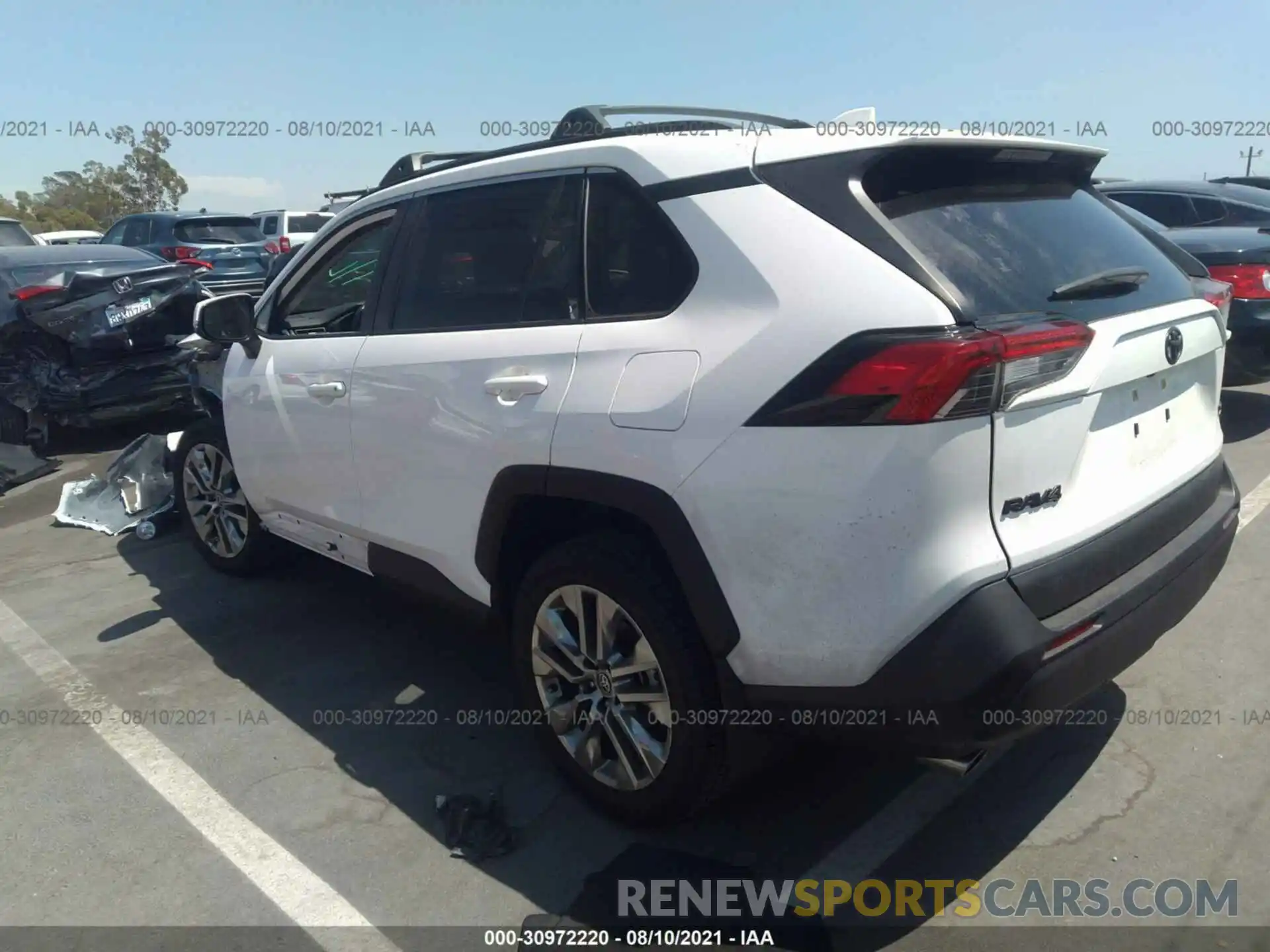 3 Photograph of a damaged car JTMC1RFV7LD055186 TOYOTA RAV4 2020