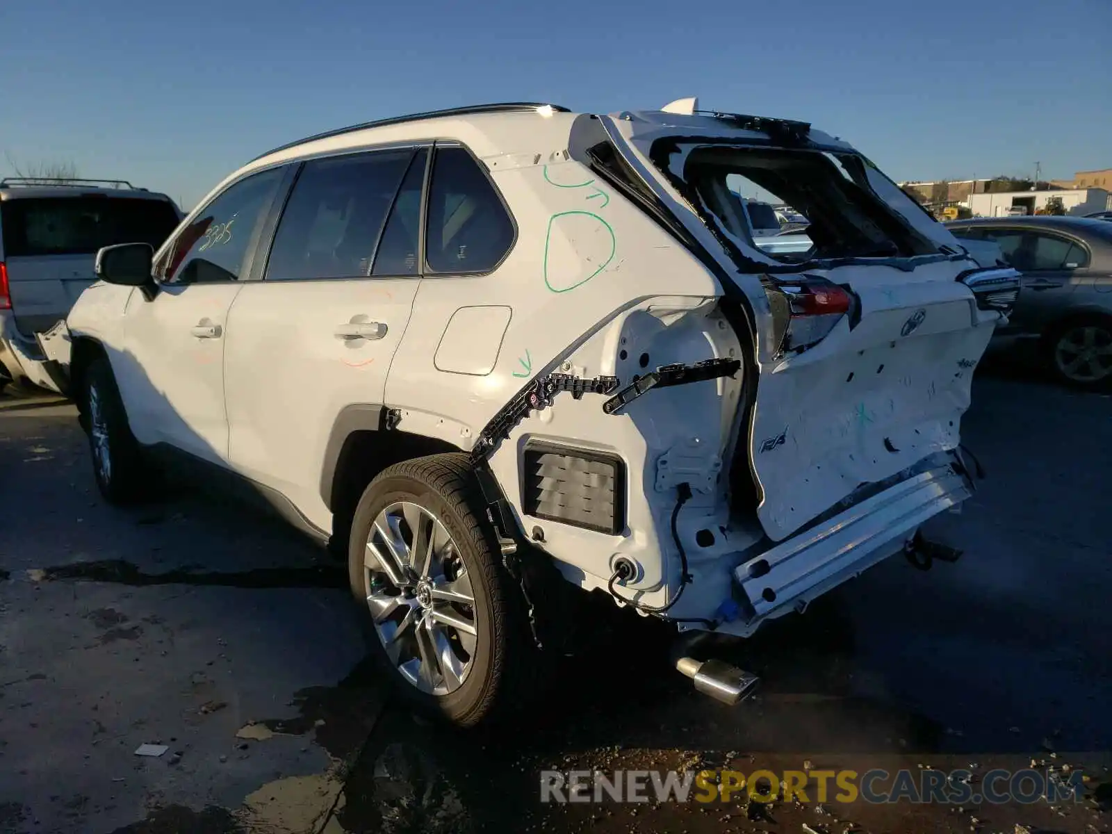 3 Photograph of a damaged car JTMC1RFV7LD057052 TOYOTA RAV4 2020