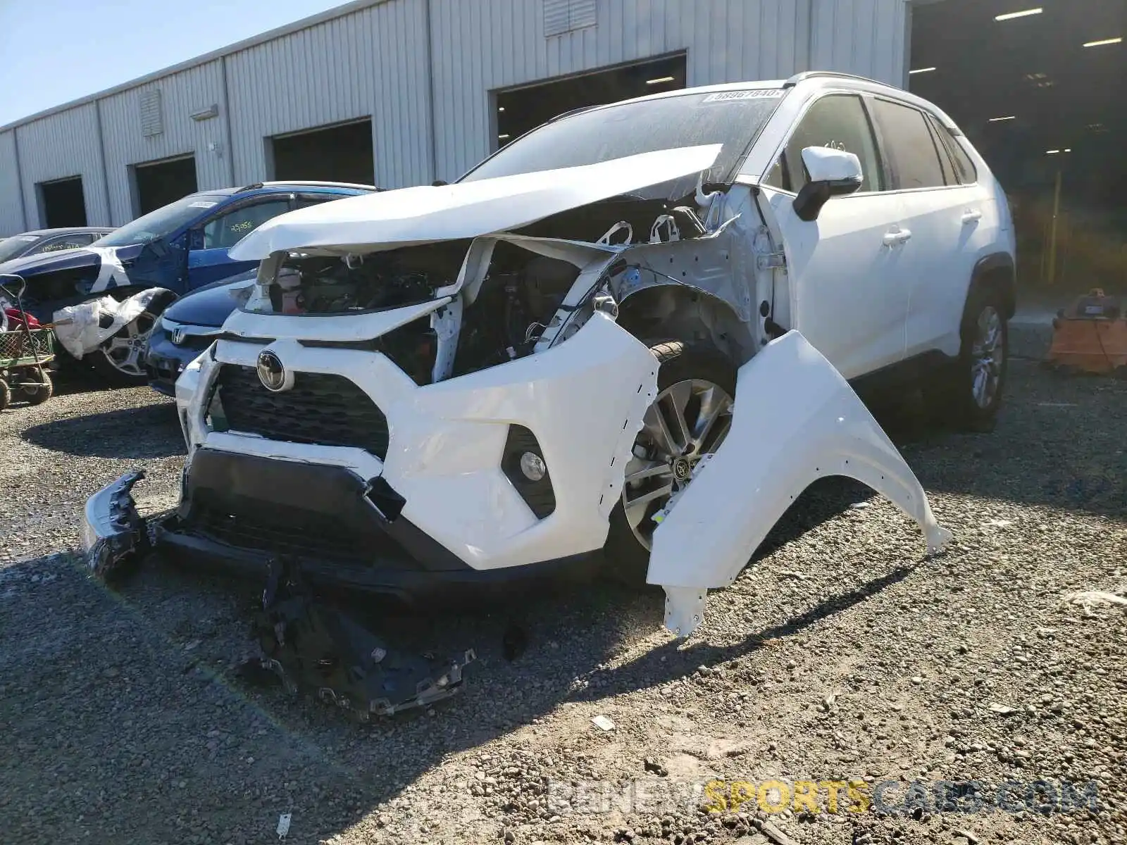 2 Photograph of a damaged car JTMC1RFV7LD058864 TOYOTA RAV4 2020