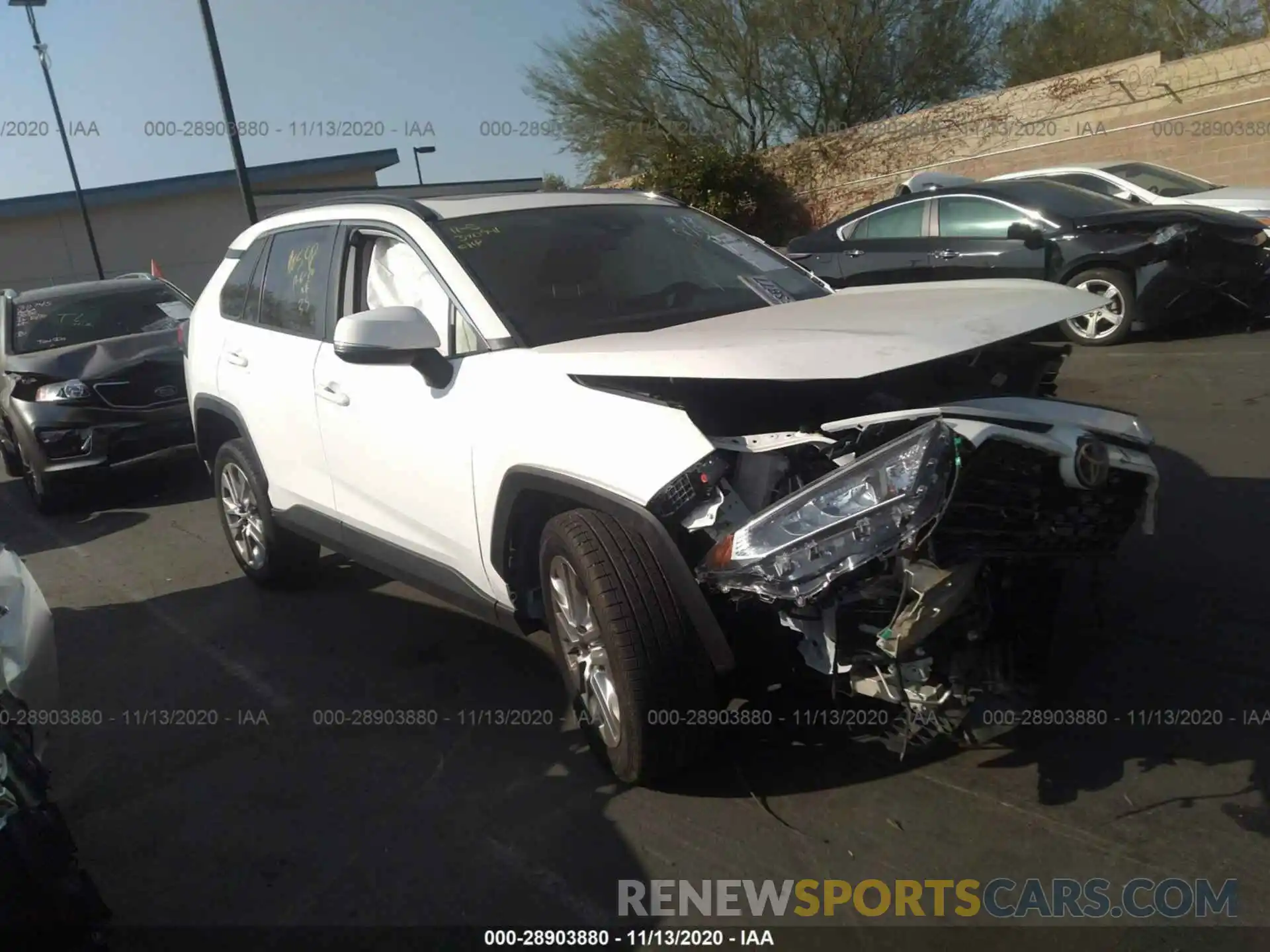 1 Photograph of a damaged car JTMC1RFV8LD042821 TOYOTA RAV4 2020