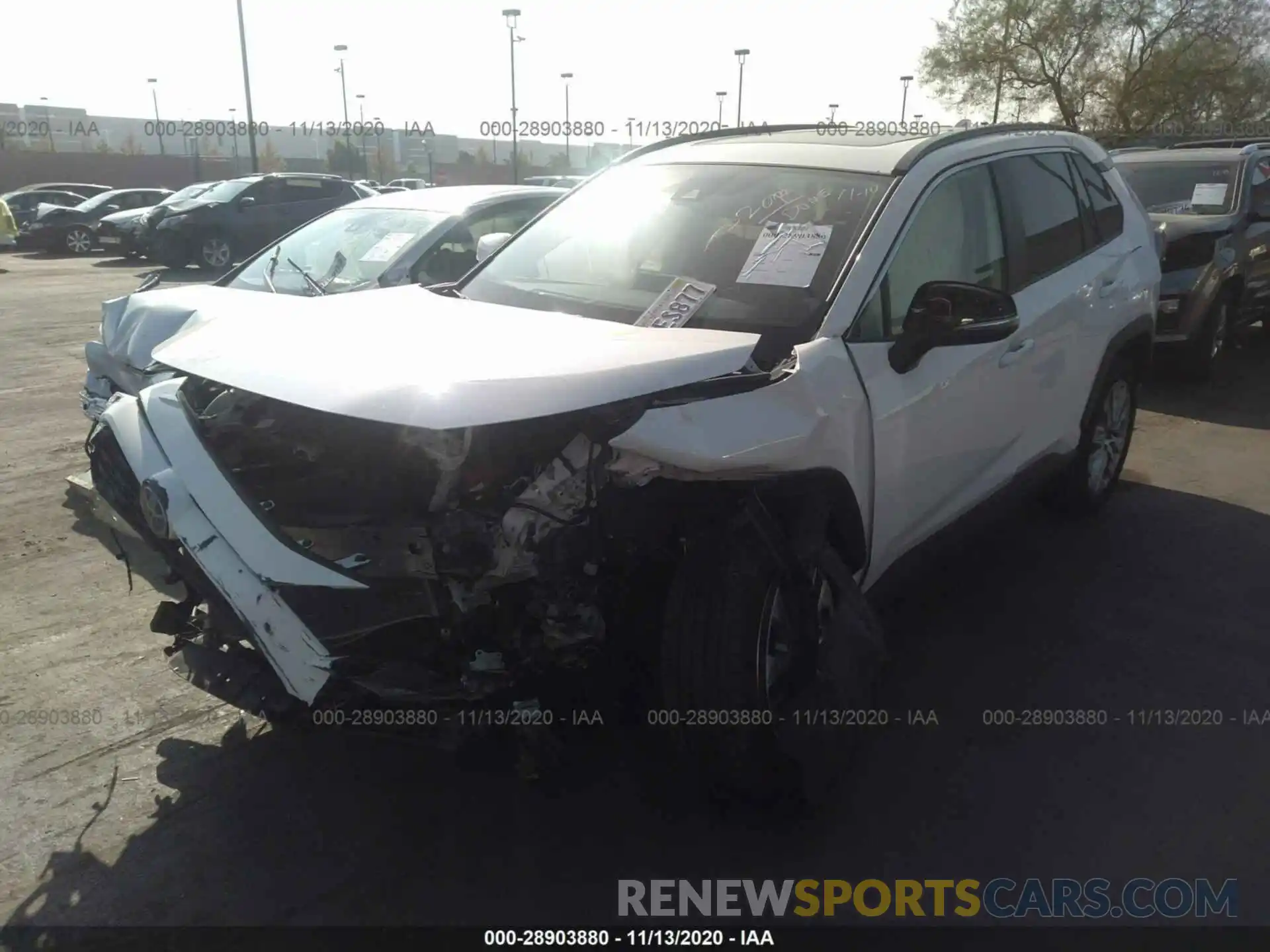 2 Photograph of a damaged car JTMC1RFV8LD042821 TOYOTA RAV4 2020