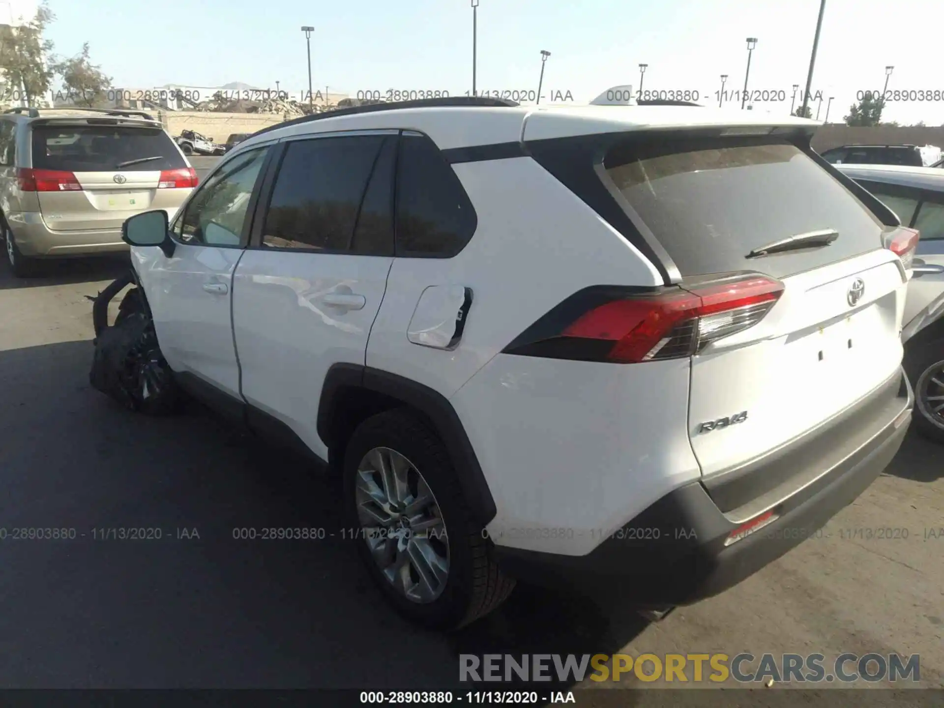 3 Photograph of a damaged car JTMC1RFV8LD042821 TOYOTA RAV4 2020