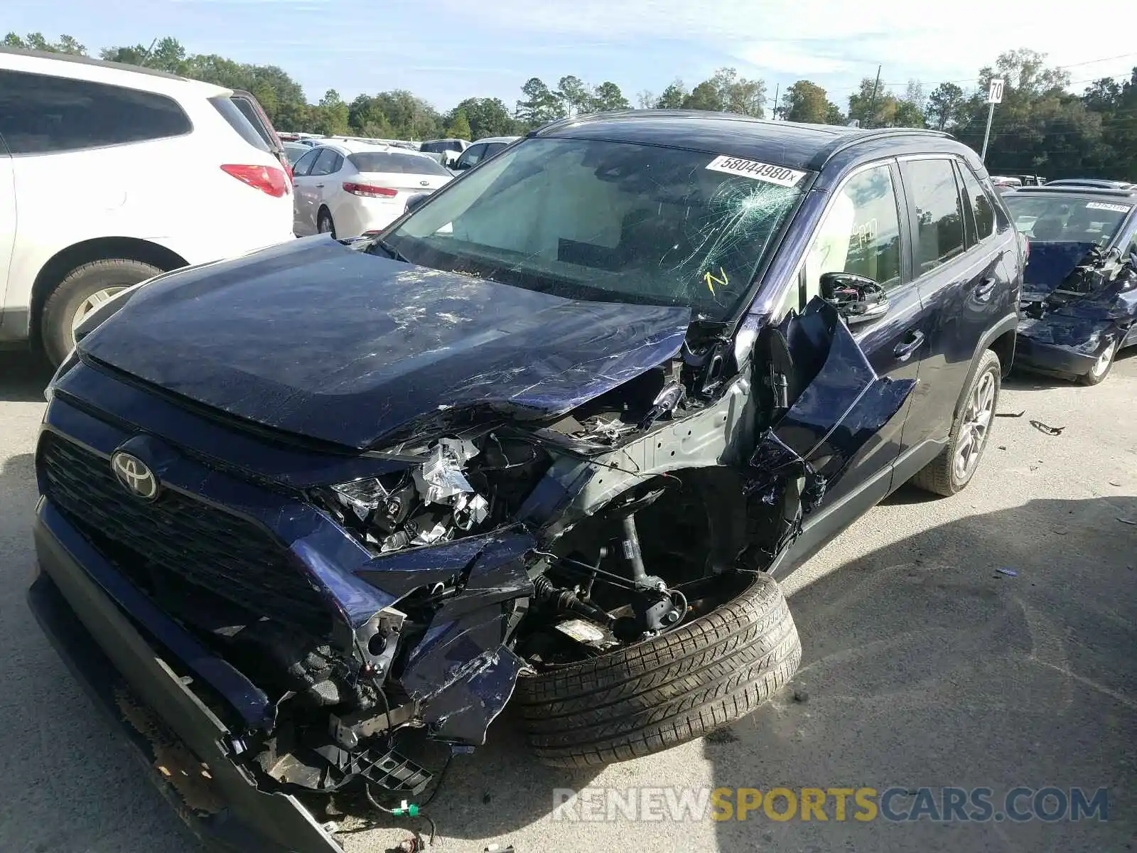 2 Photograph of a damaged car JTMC1RFV8LD043953 TOYOTA RAV4 2020