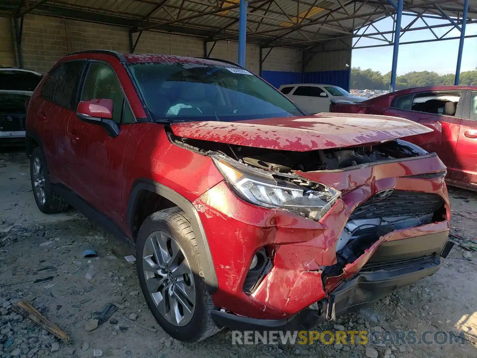 1 Photograph of a damaged car JTMC1RFV8LD057268 TOYOTA RAV4 2020