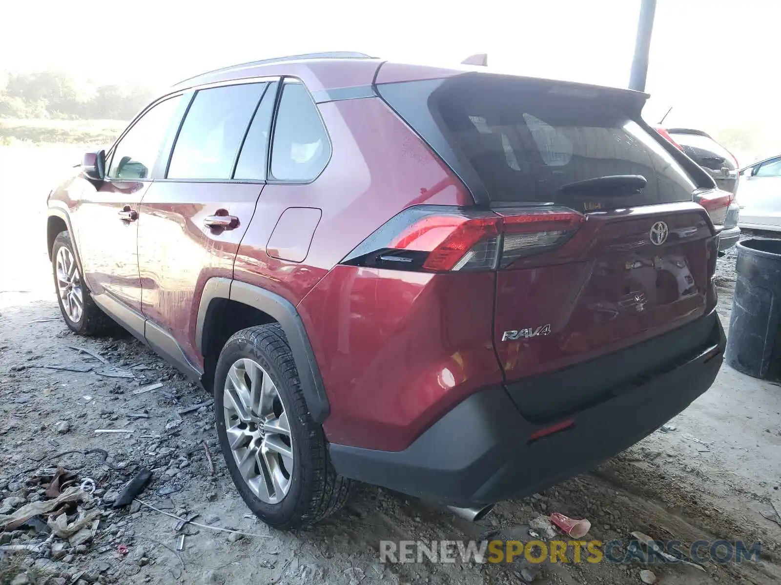 3 Photograph of a damaged car JTMC1RFV8LD057268 TOYOTA RAV4 2020