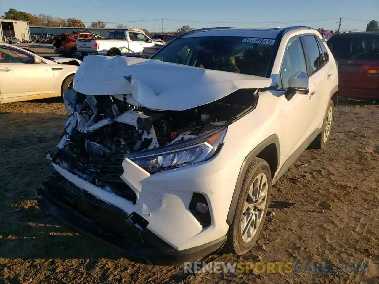 2 Photograph of a damaged car JTMC1RFV8LD059487 TOYOTA RAV4 2020