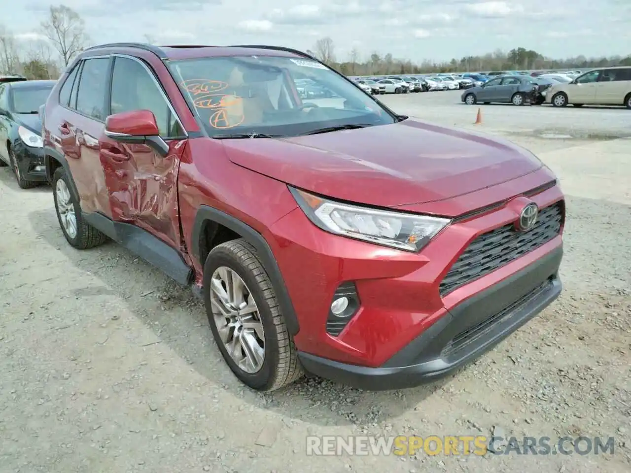 1 Photograph of a damaged car JTMC1RFV9LD060499 TOYOTA RAV4 2020