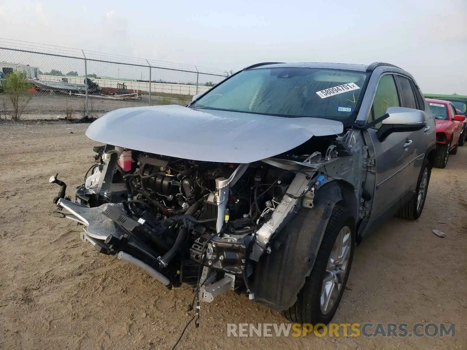 2 Photograph of a damaged car JTMC1RFV9LD521605 TOYOTA RAV4 2020