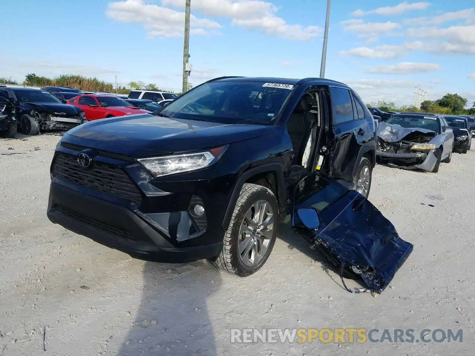 2 Photograph of a damaged car JTMC1RFVXLD047163 TOYOTA RAV4 2020