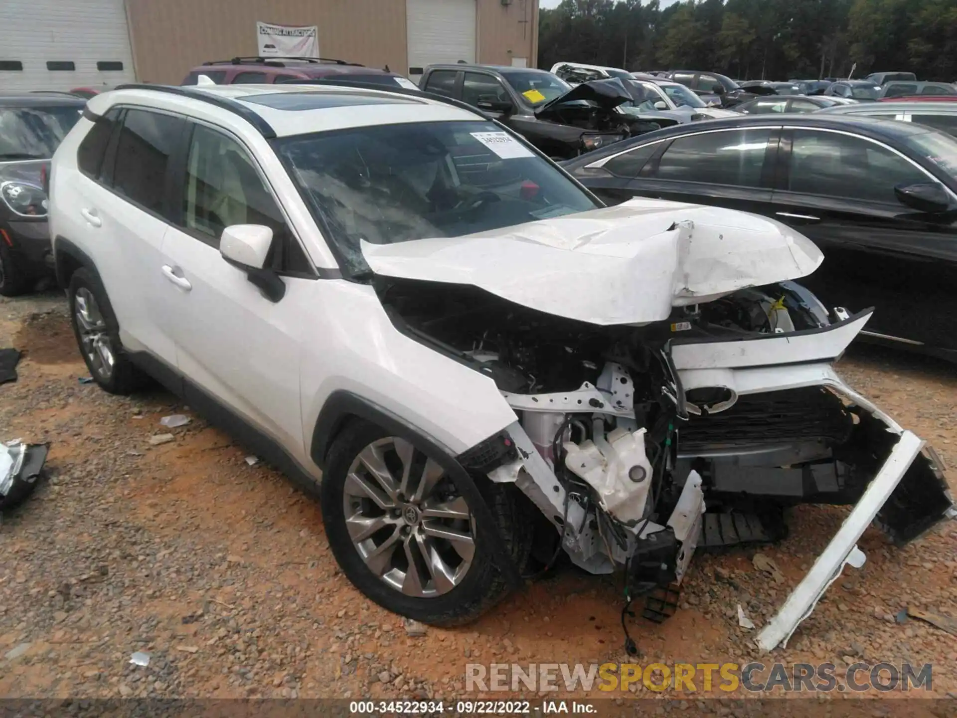 1 Photograph of a damaged car JTMC1RFVXLD056218 TOYOTA RAV4 2020