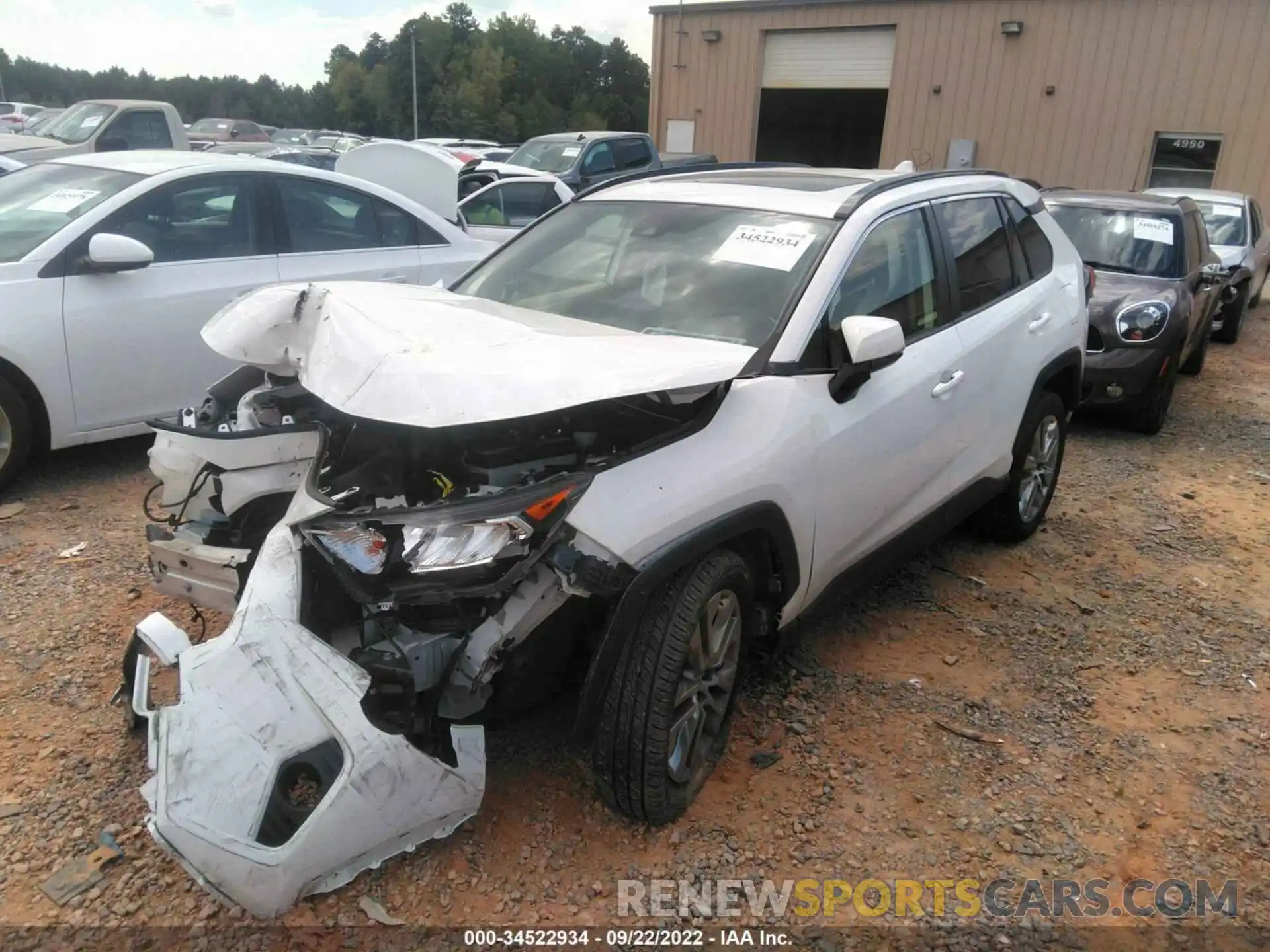 2 Photograph of a damaged car JTMC1RFVXLD056218 TOYOTA RAV4 2020