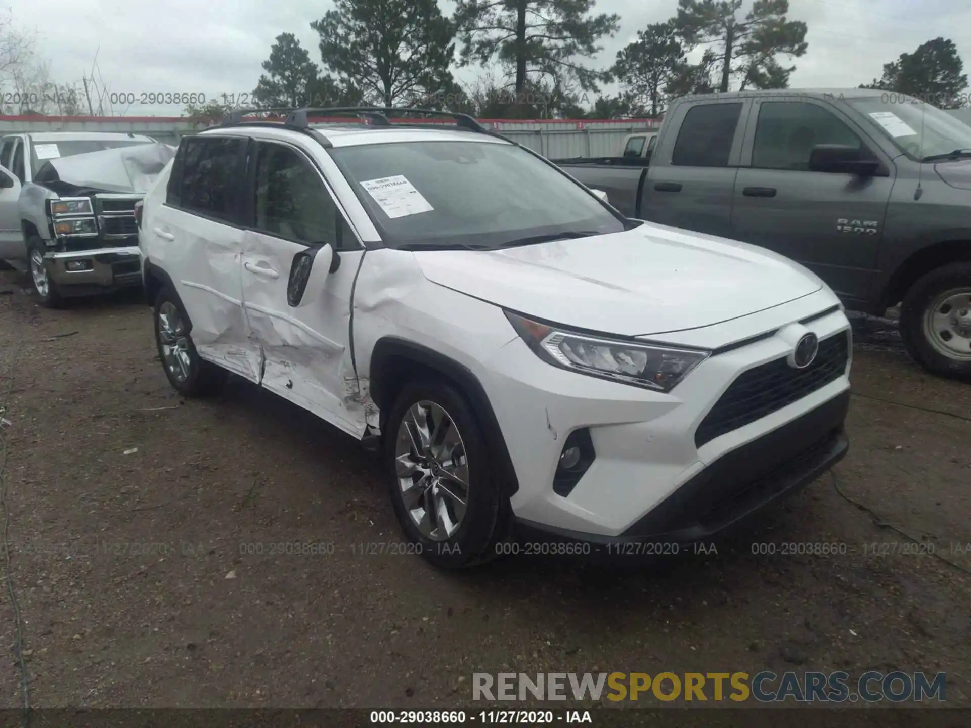 1 Photograph of a damaged car JTMC1RFVXLD059331 TOYOTA RAV4 2020