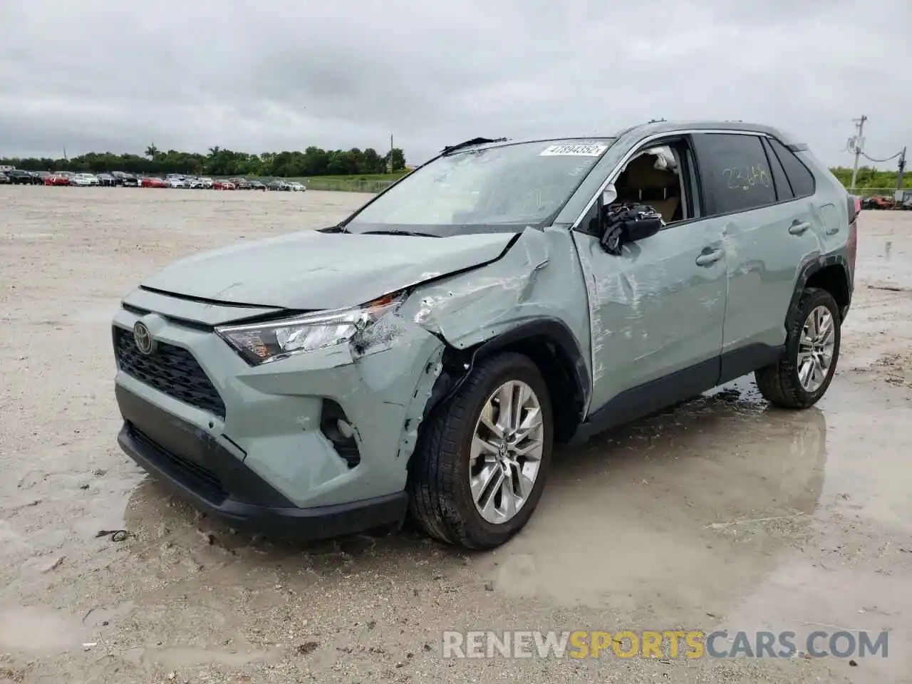 2 Photograph of a damaged car JTMC1RFVXLD517580 TOYOTA RAV4 2020