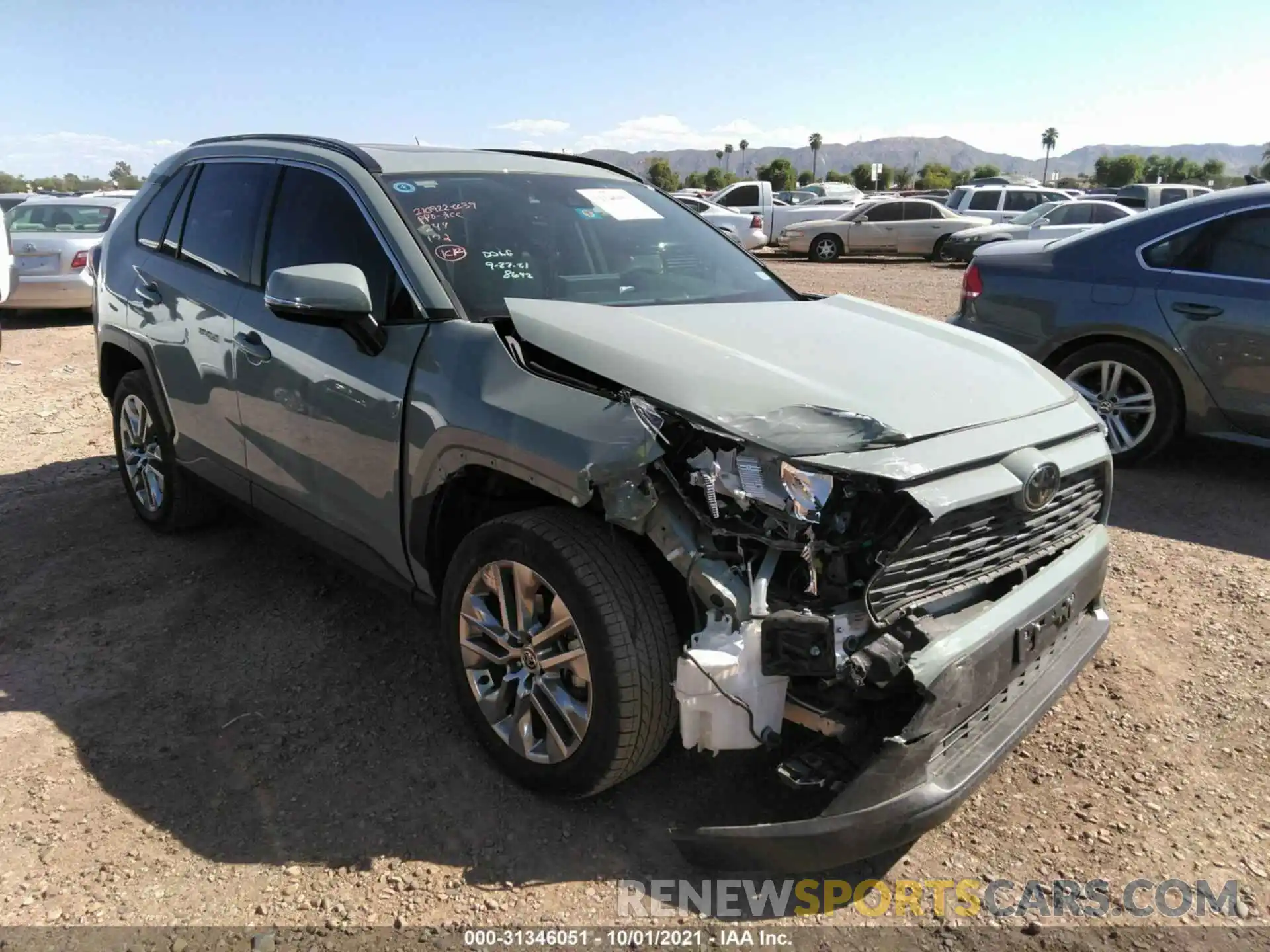 6 Photograph of a damaged car JTMC1RFVXLD519006 TOYOTA RAV4 2020