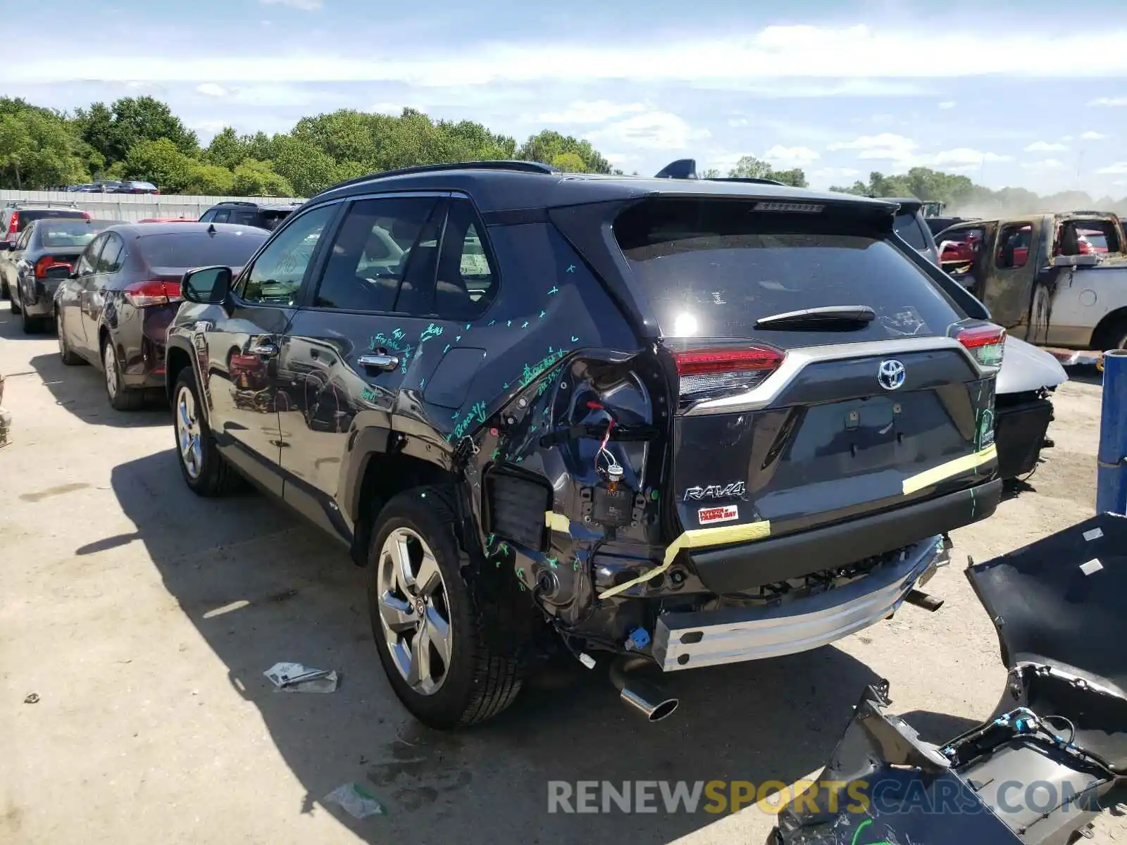 3 Фотография поврежденного автомобиля JTMD6RFV0LD002903 TOYOTA RAV4 2020