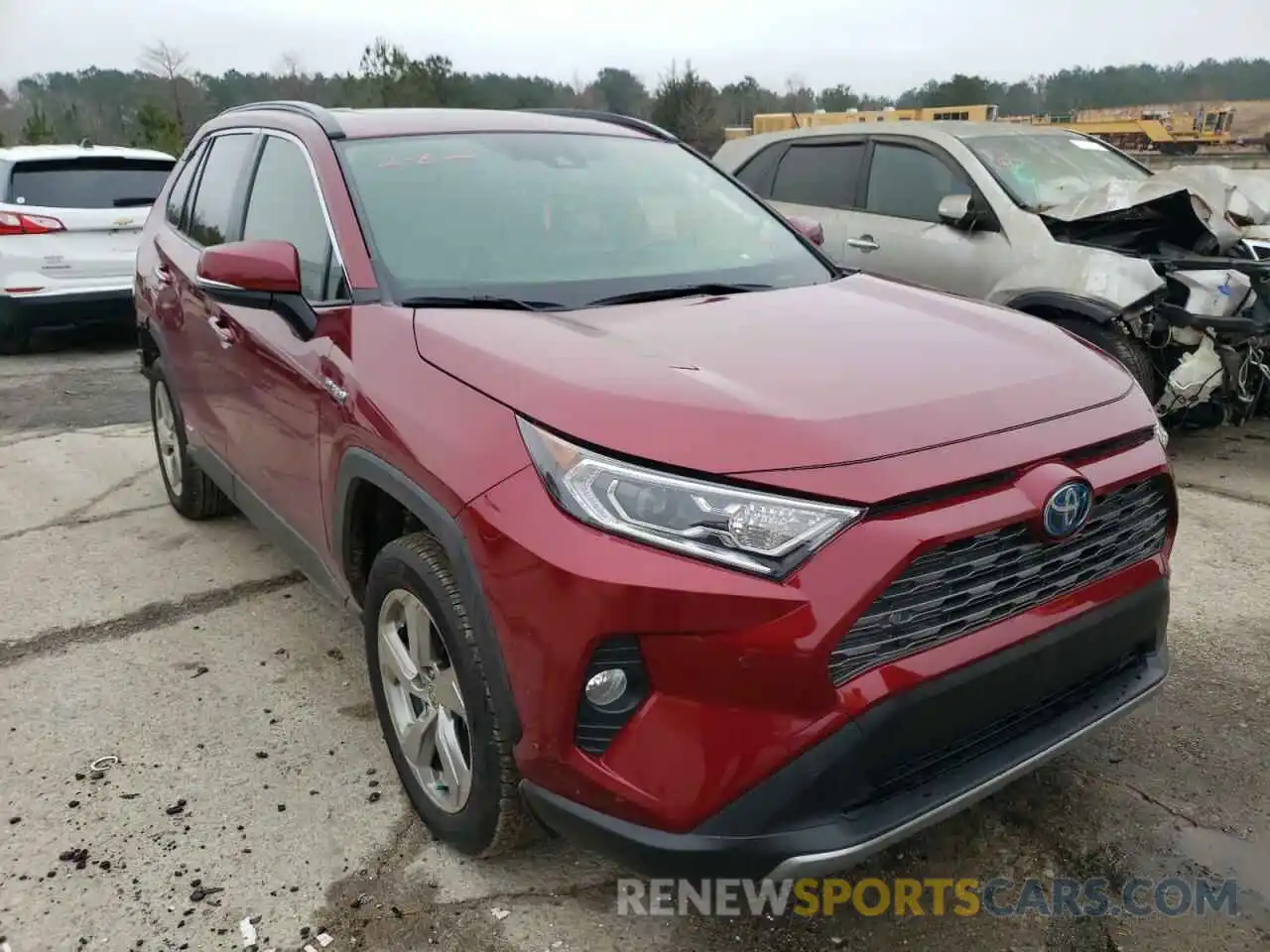 1 Photograph of a damaged car JTMD6RFV1LD005731 TOYOTA RAV4 2020