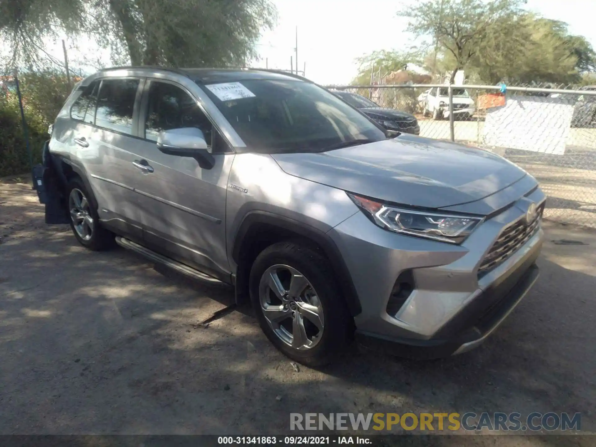 1 Photograph of a damaged car JTMD6RFV5LD501082 TOYOTA RAV4 2020