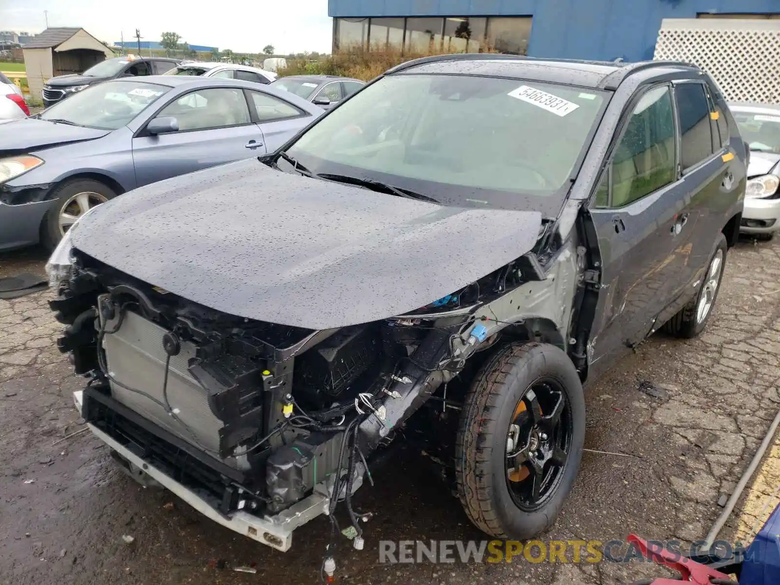 2 Photograph of a damaged car JTMD6RFV9LD005301 TOYOTA RAV4 2020