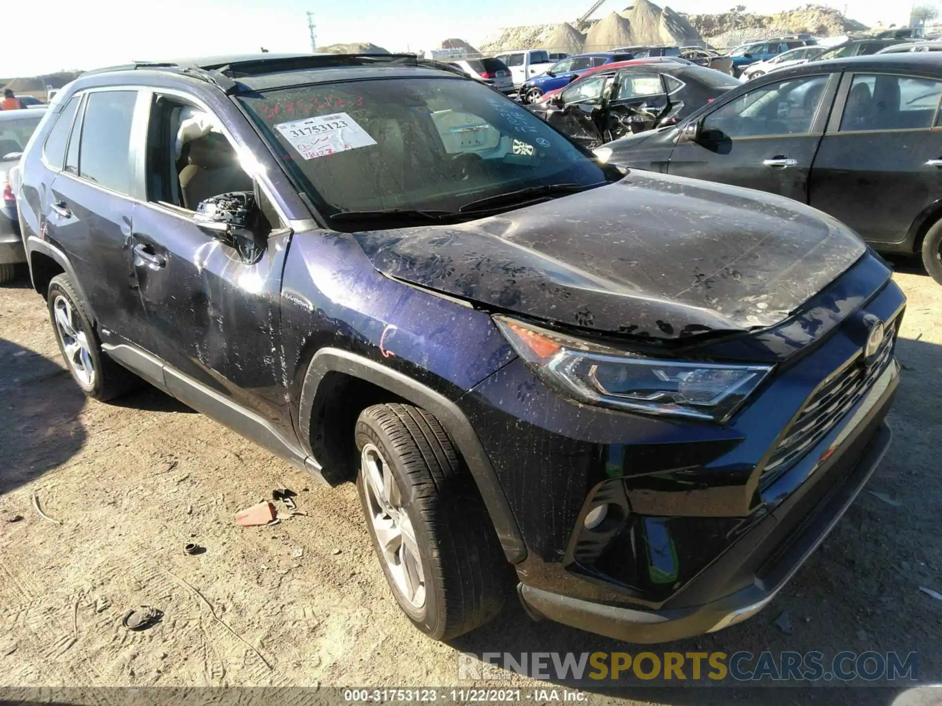 1 Photograph of a damaged car JTMD6RFV9LD501389 TOYOTA RAV4 2020