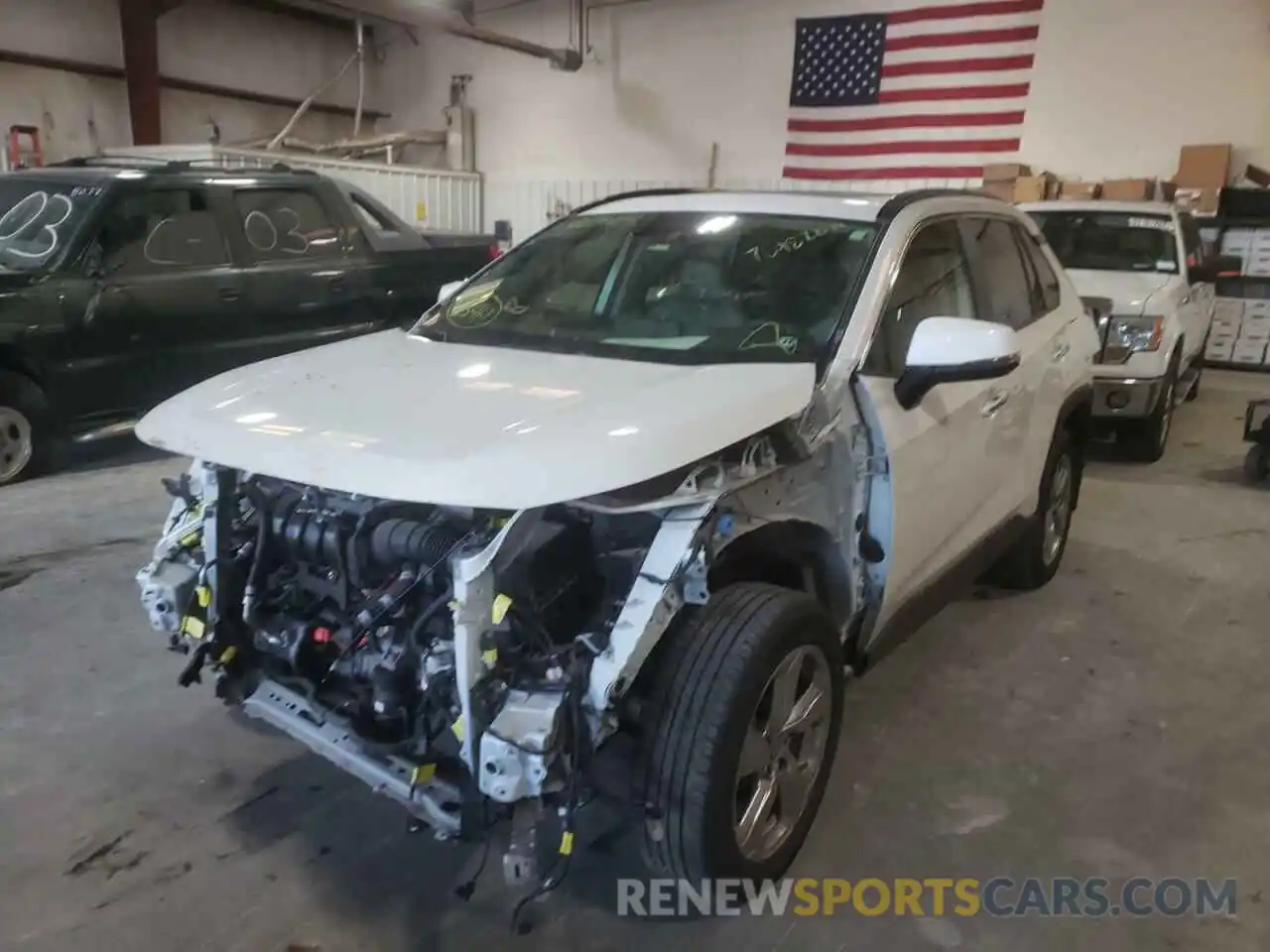 2 Photograph of a damaged car JTMD6RFVXLD002424 TOYOTA RAV4 2020