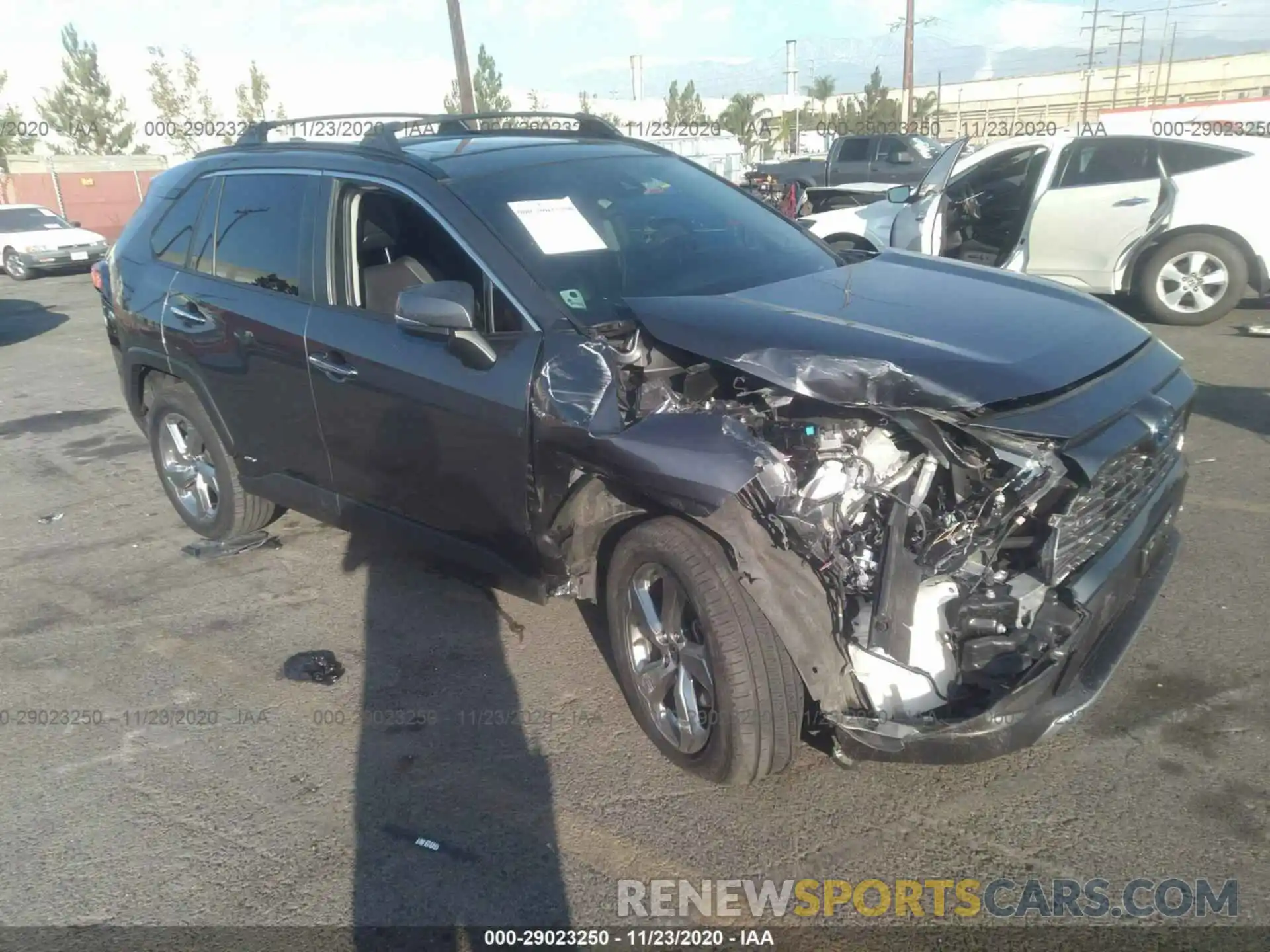 1 Photograph of a damaged car JTMDWRFV0LD055018 TOYOTA RAV4 2020