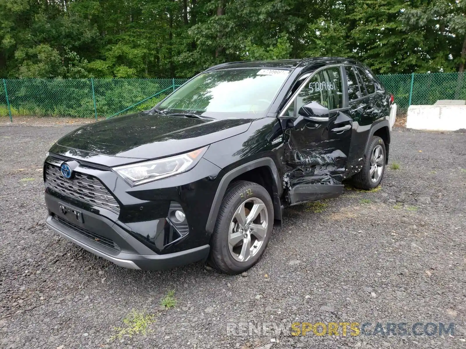 2 Photograph of a damaged car JTMDWRFV0LD070781 TOYOTA RAV4 2020