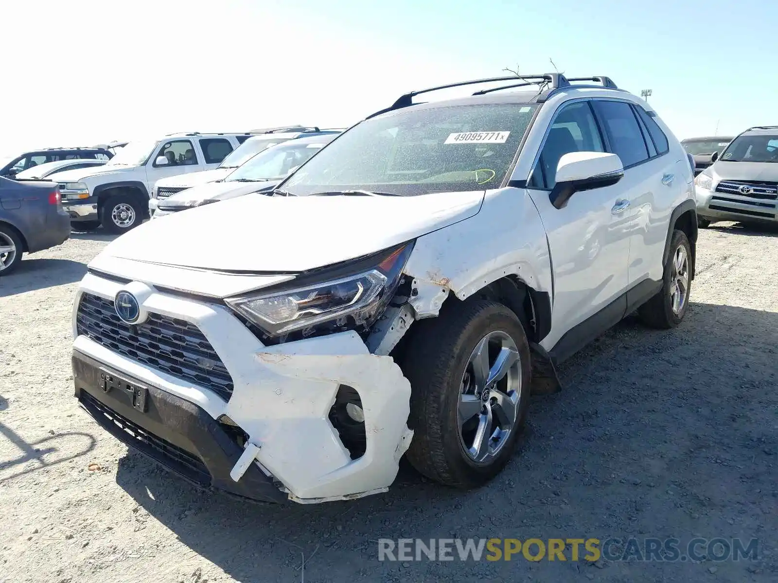 2 Photograph of a damaged car JTMDWRFV0LD528318 TOYOTA RAV4 2020