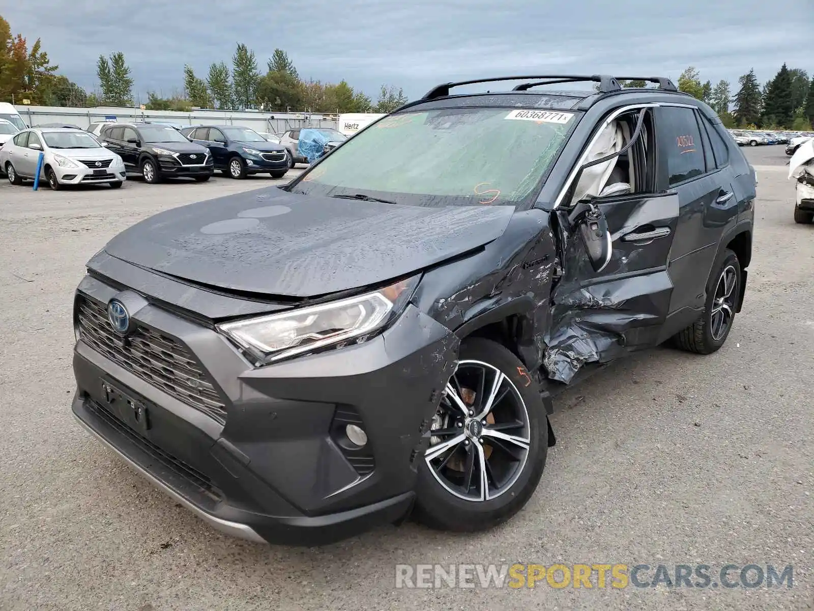 2 Photograph of a damaged car JTMDWRFV0LD528724 TOYOTA RAV4 2020