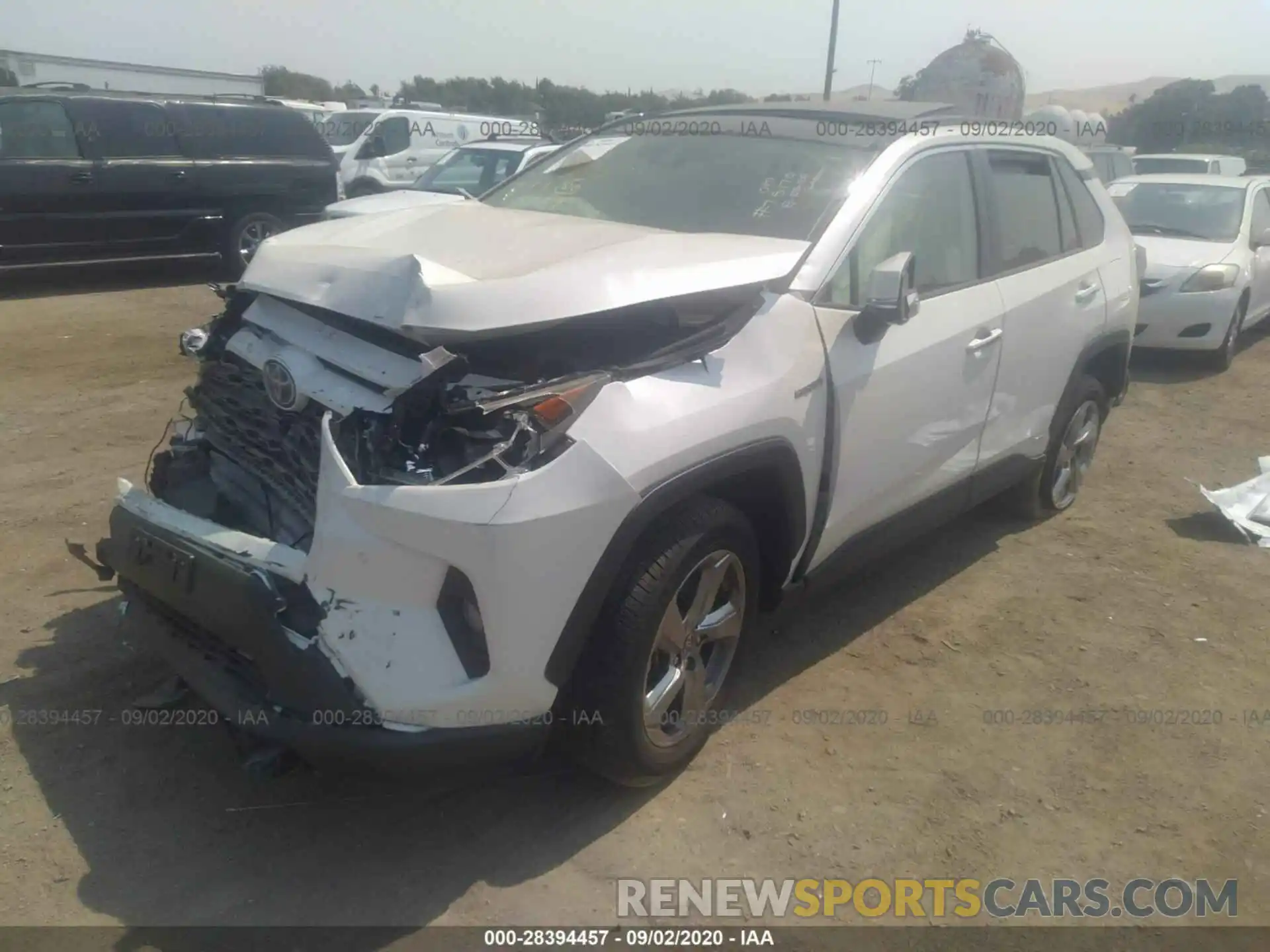 2 Photograph of a damaged car JTMDWRFV0LD543384 TOYOTA RAV4 2020