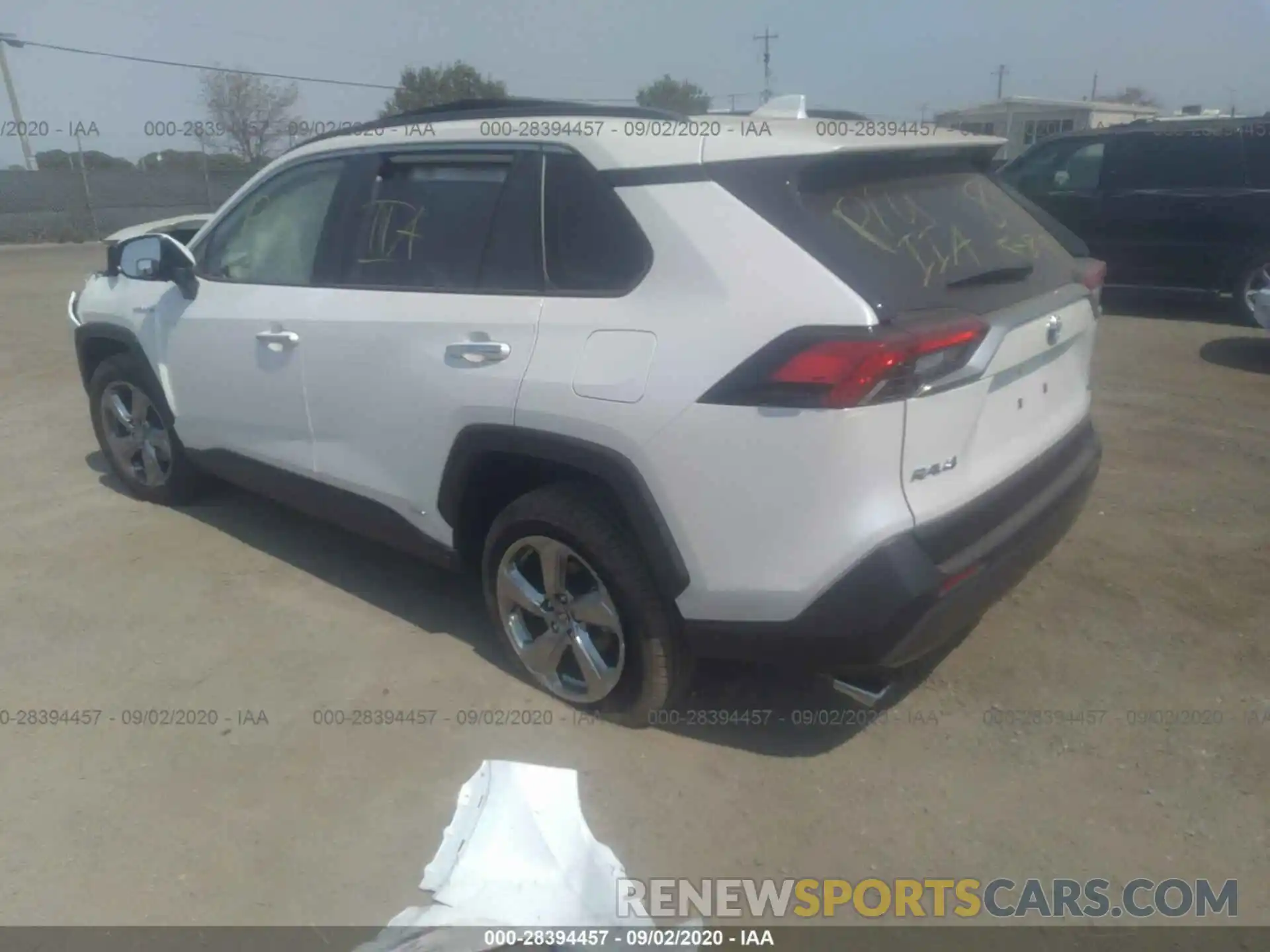 3 Фотография поврежденного автомобиля JTMDWRFV0LD543384 TOYOTA RAV4 2020