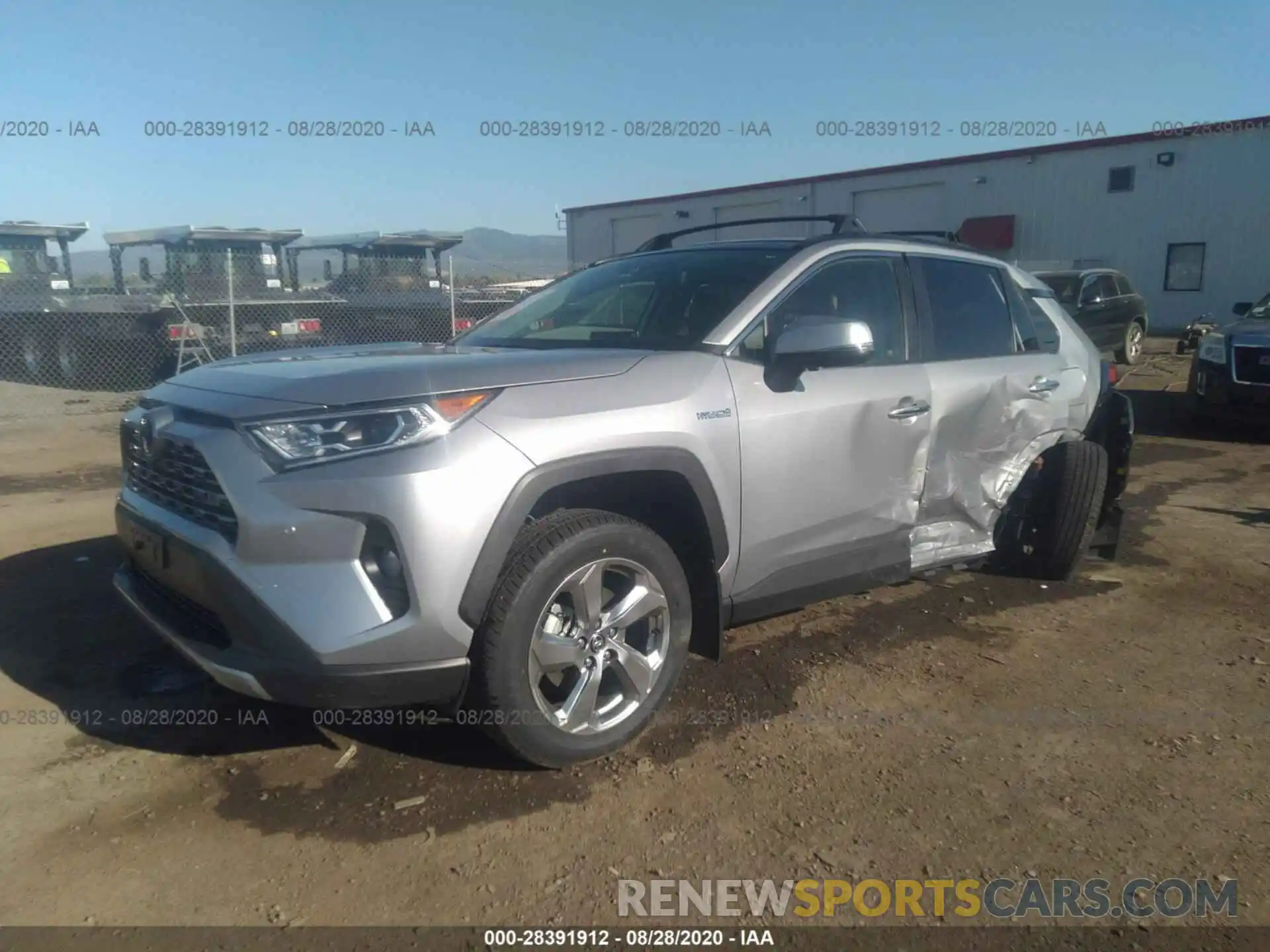 2 Фотография поврежденного автомобиля JTMDWRFV0LD544602 TOYOTA RAV4 2020