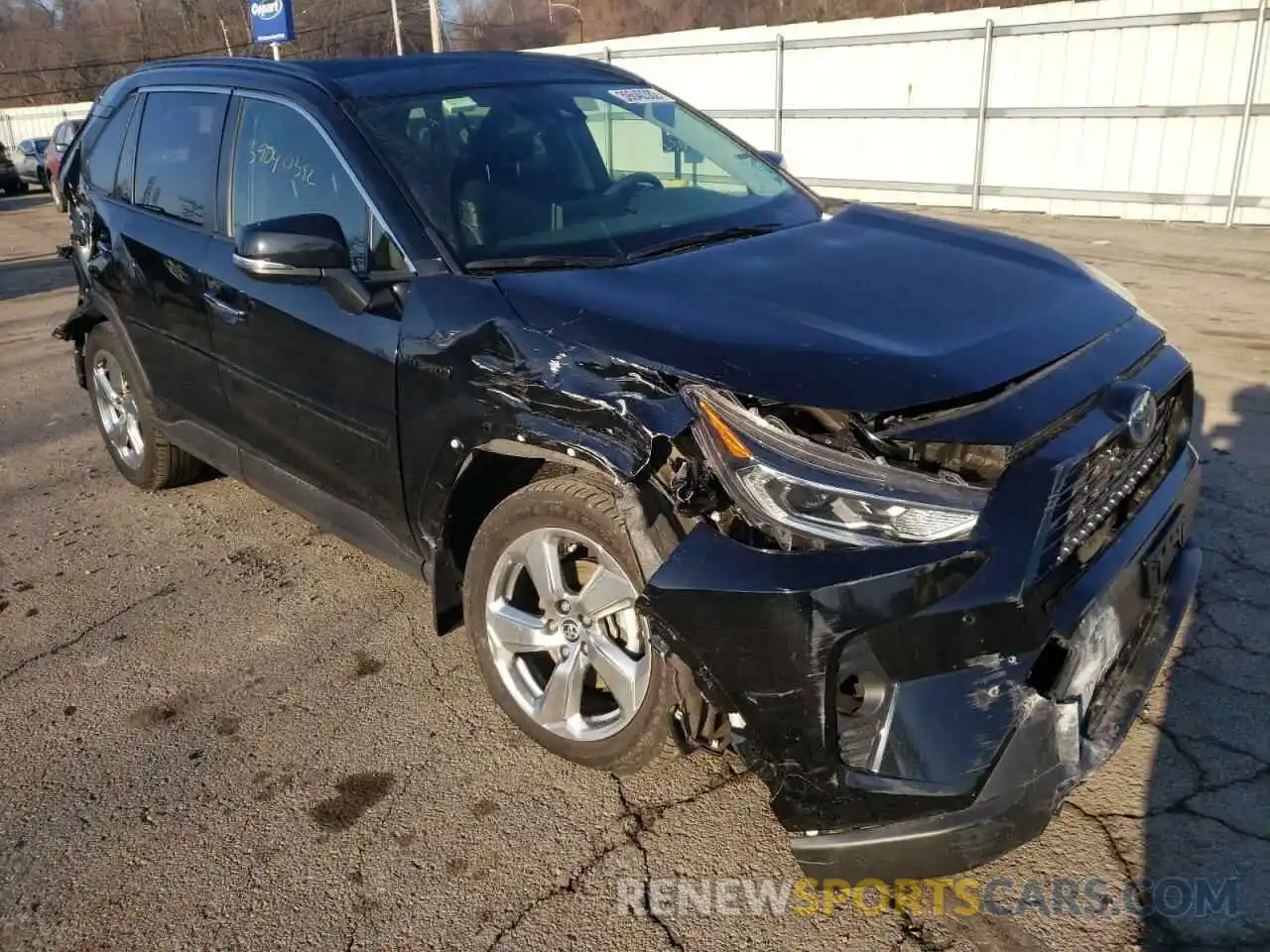 1 Photograph of a damaged car JTMDWRFV0LD545863 TOYOTA RAV4 2020