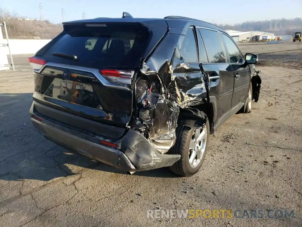 4 Photograph of a damaged car JTMDWRFV0LD545863 TOYOTA RAV4 2020