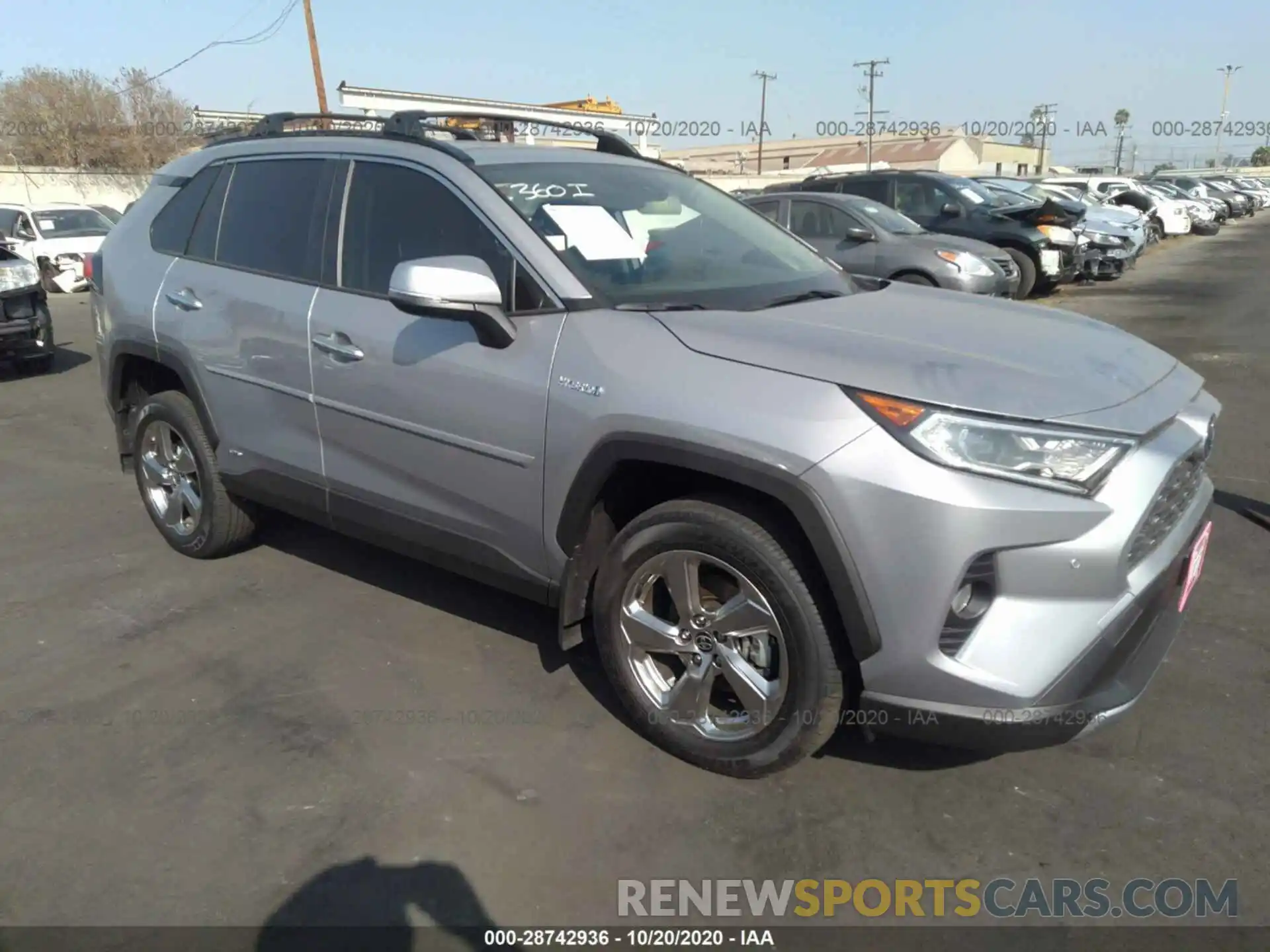 1 Photograph of a damaged car JTMDWRFV1LD068960 TOYOTA RAV4 2020