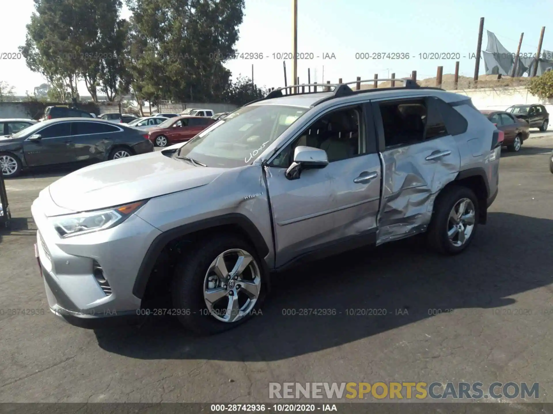 2 Photograph of a damaged car JTMDWRFV1LD068960 TOYOTA RAV4 2020