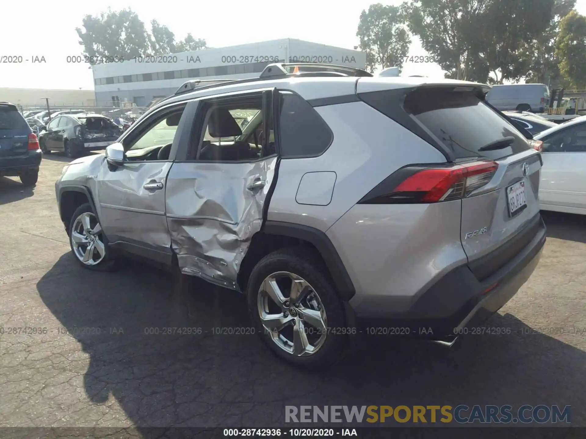 3 Photograph of a damaged car JTMDWRFV1LD068960 TOYOTA RAV4 2020