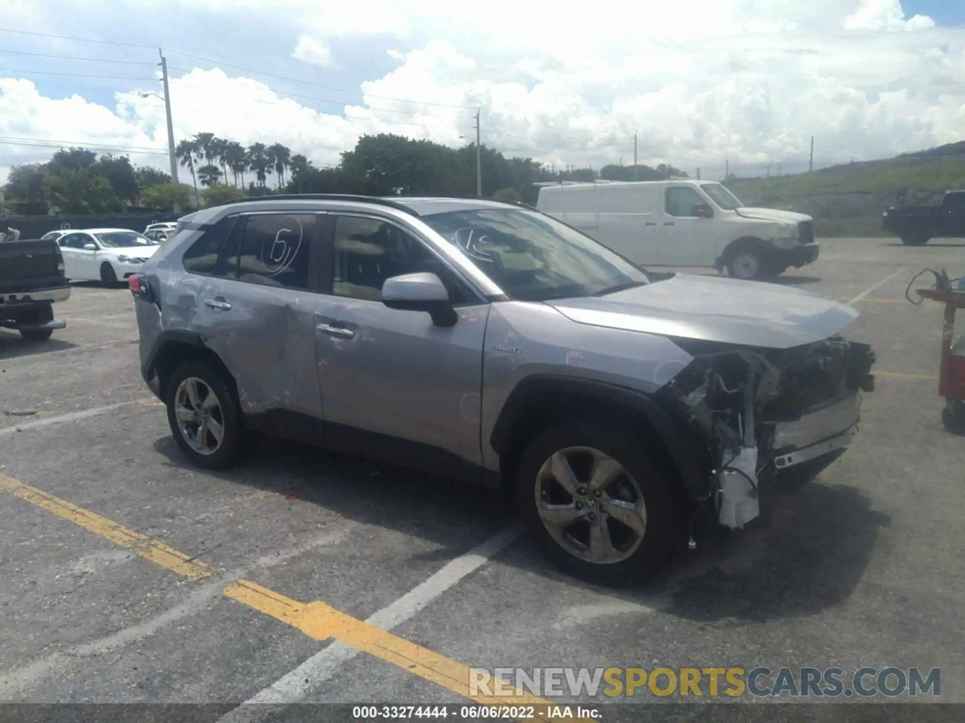 1 Photograph of a damaged car JTMDWRFV1LJ046958 TOYOTA RAV4 2020