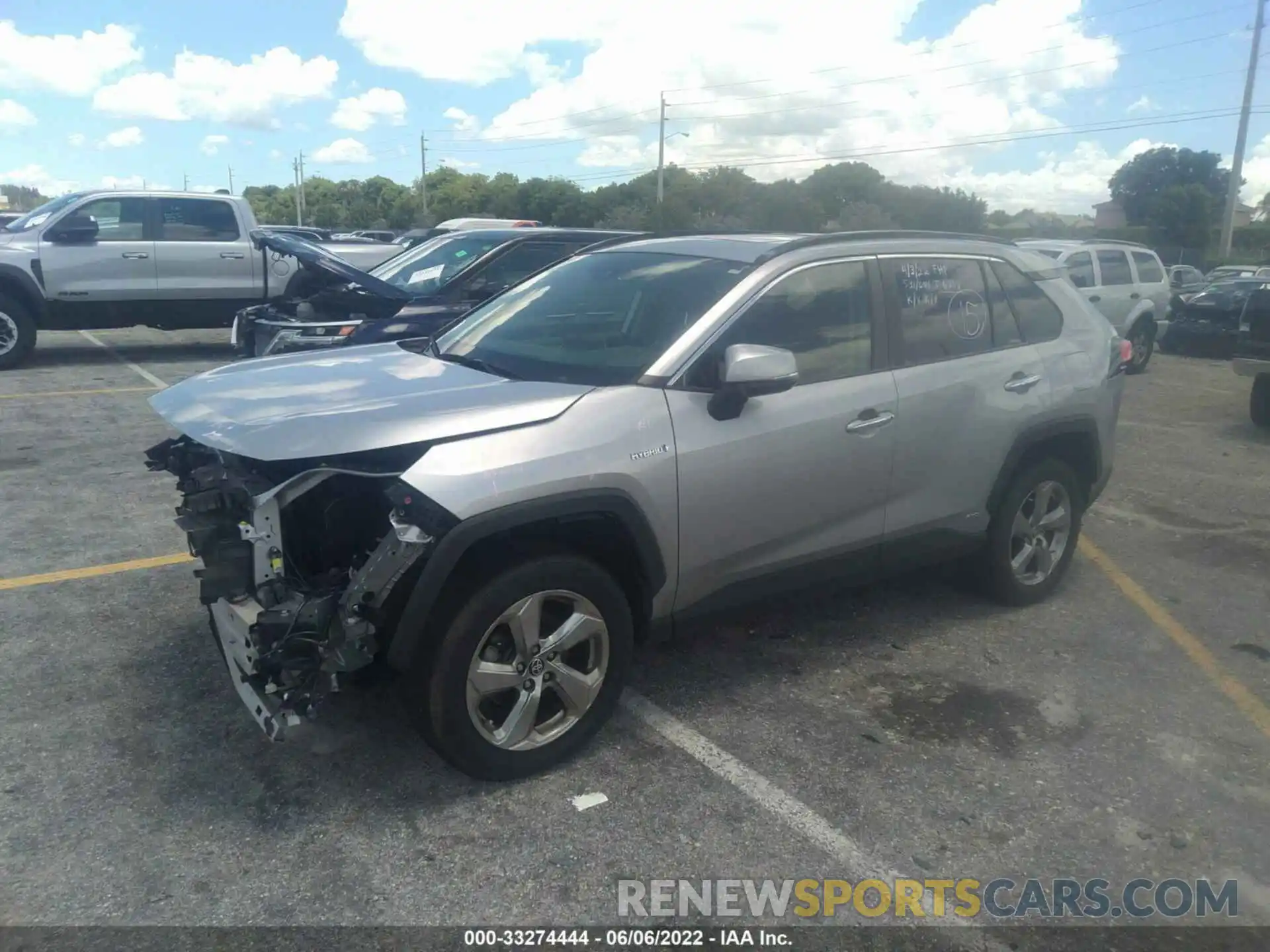 2 Photograph of a damaged car JTMDWRFV1LJ046958 TOYOTA RAV4 2020