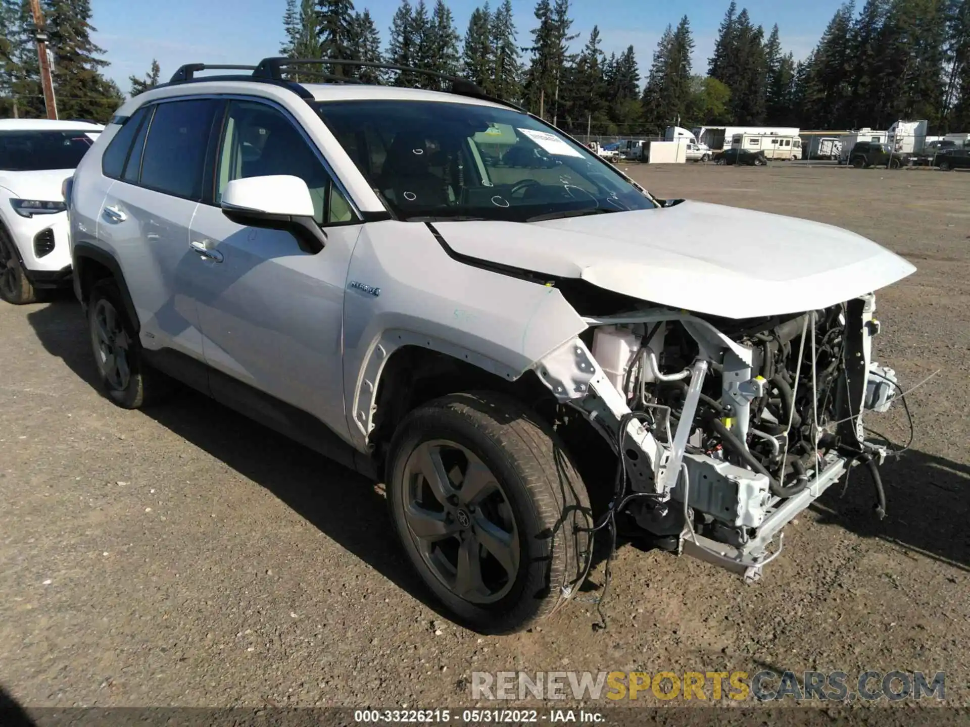 1 Photograph of a damaged car JTMDWRFV2LD054078 TOYOTA RAV4 2020