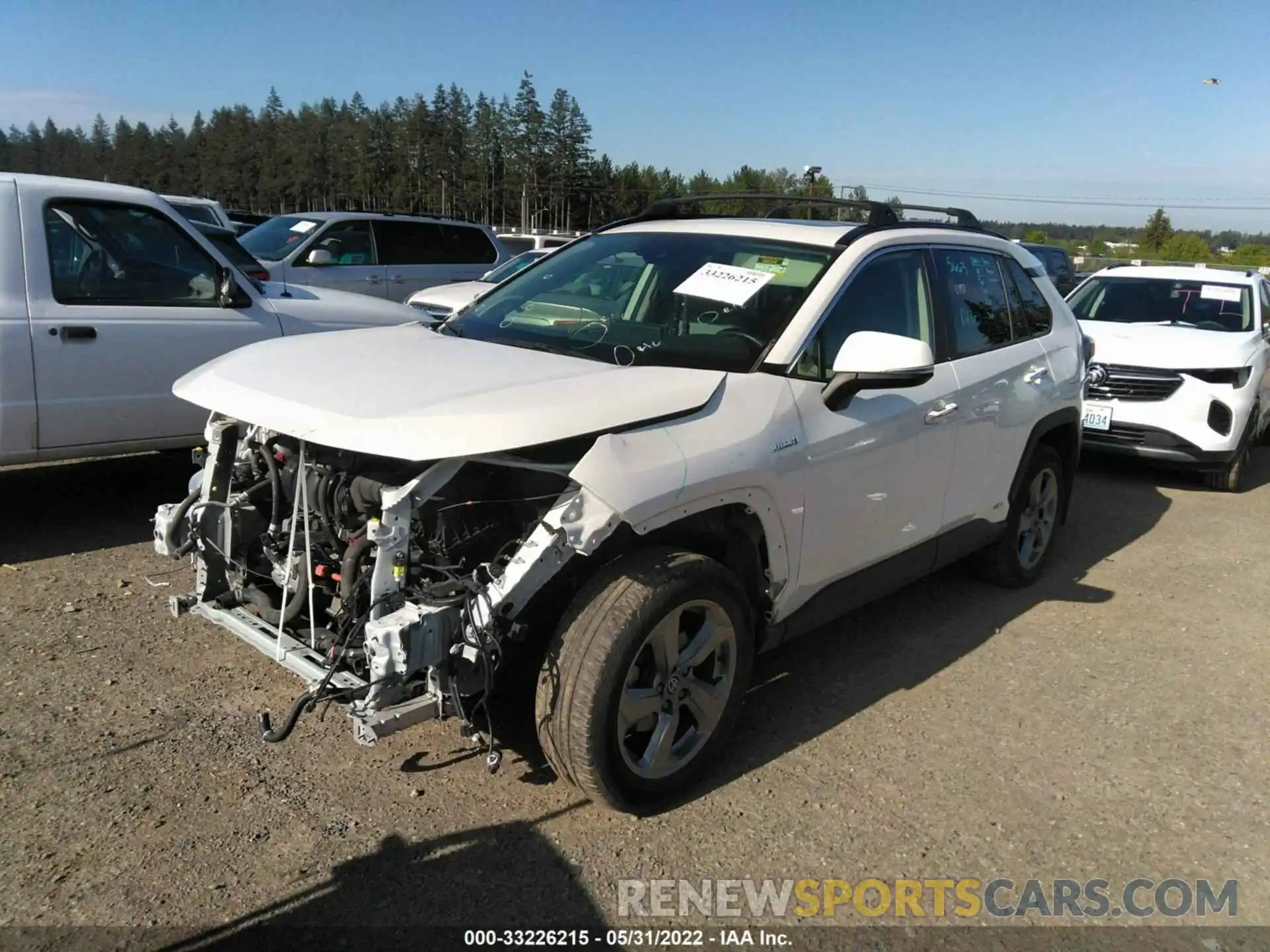 2 Photograph of a damaged car JTMDWRFV2LD054078 TOYOTA RAV4 2020