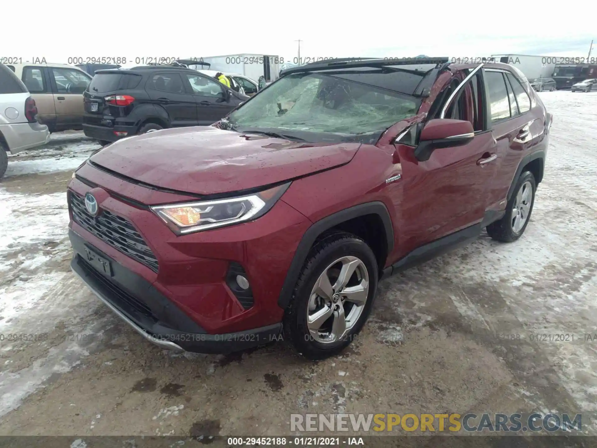 2 Photograph of a damaged car JTMDWRFV2LD526926 TOYOTA RAV4 2020