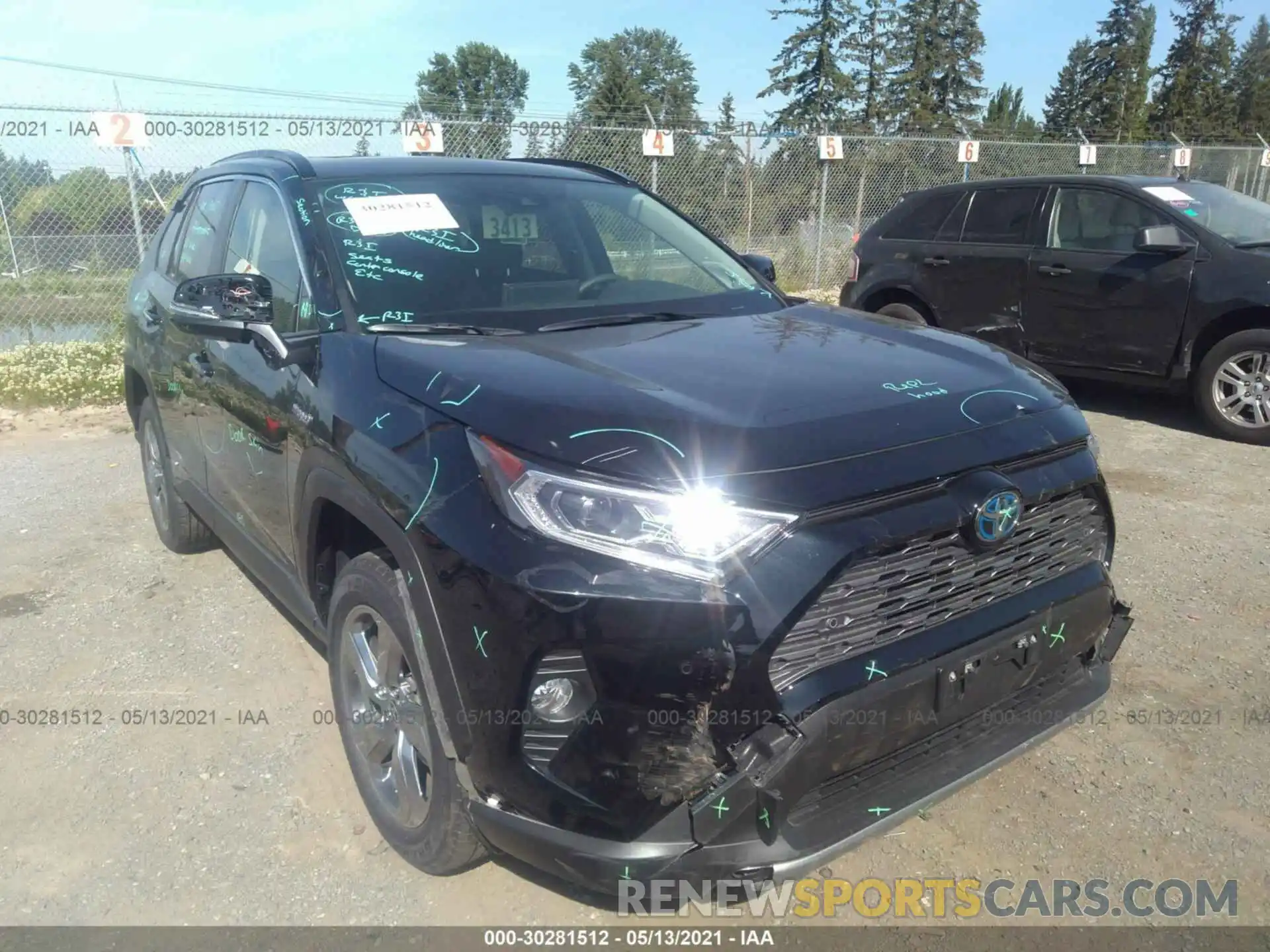 1 Photograph of a damaged car JTMDWRFV2LD535545 TOYOTA RAV4 2020