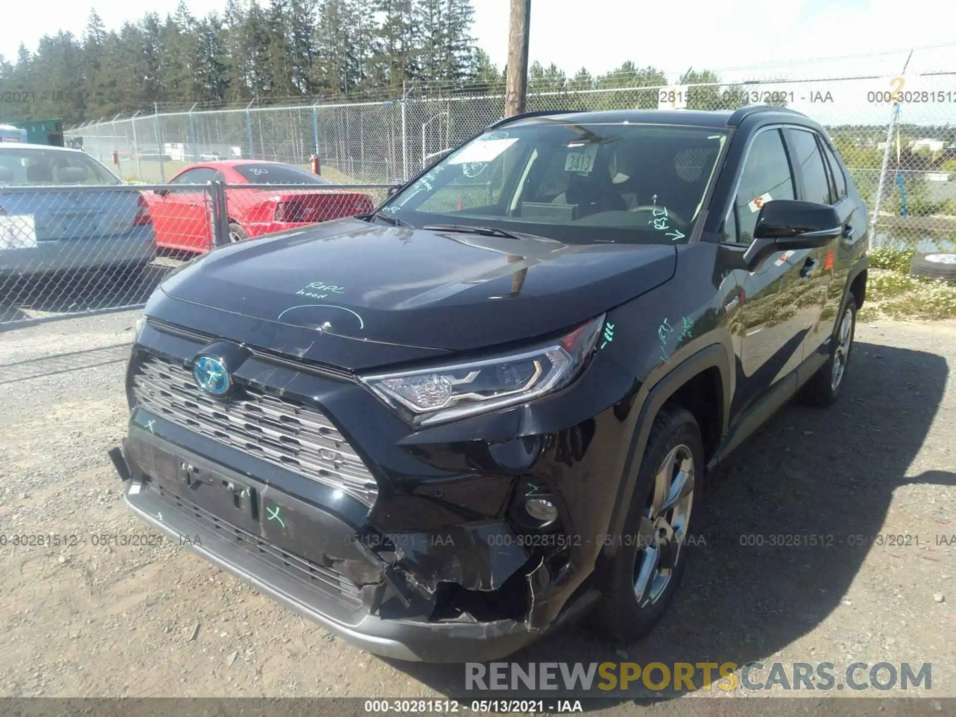 2 Photograph of a damaged car JTMDWRFV2LD535545 TOYOTA RAV4 2020