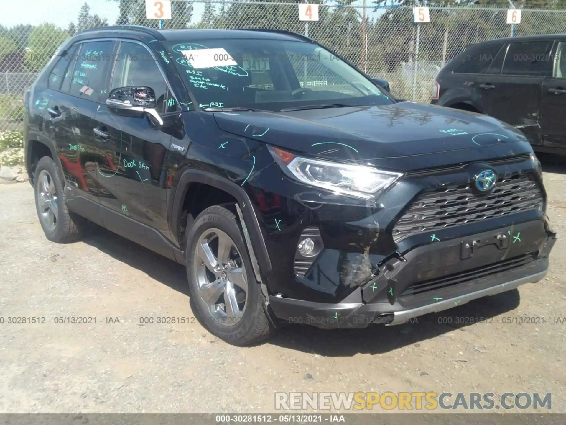 6 Photograph of a damaged car JTMDWRFV2LD535545 TOYOTA RAV4 2020