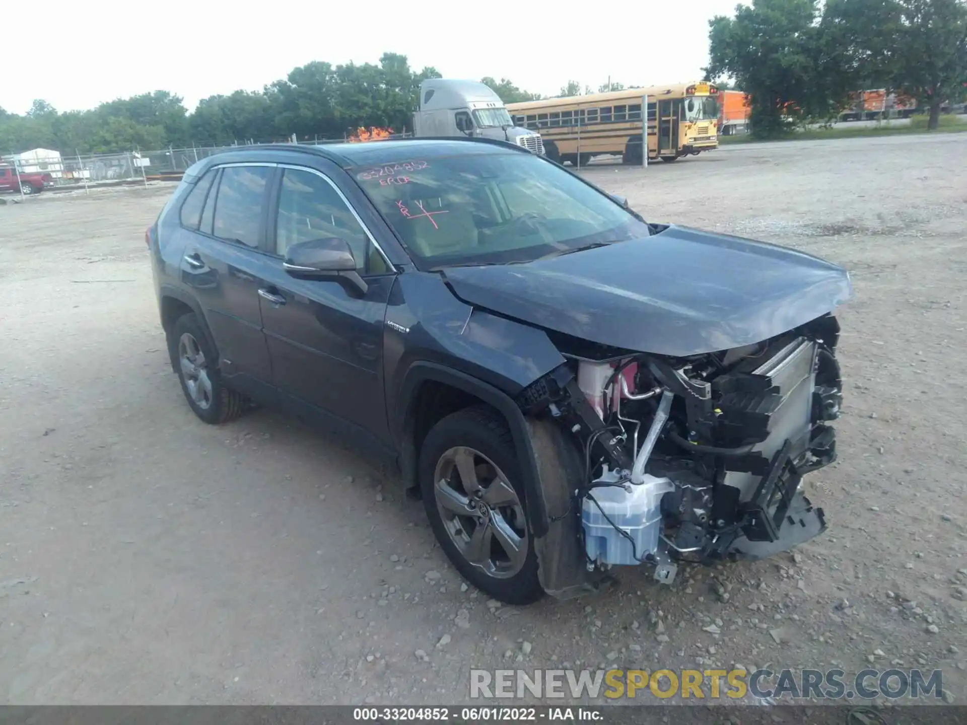 1 Photograph of a damaged car JTMDWRFV2LD540745 TOYOTA RAV4 2020