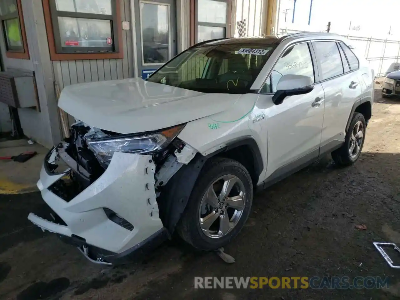 2 Photograph of a damaged car JTMDWRFV2LD541054 TOYOTA RAV4 2020