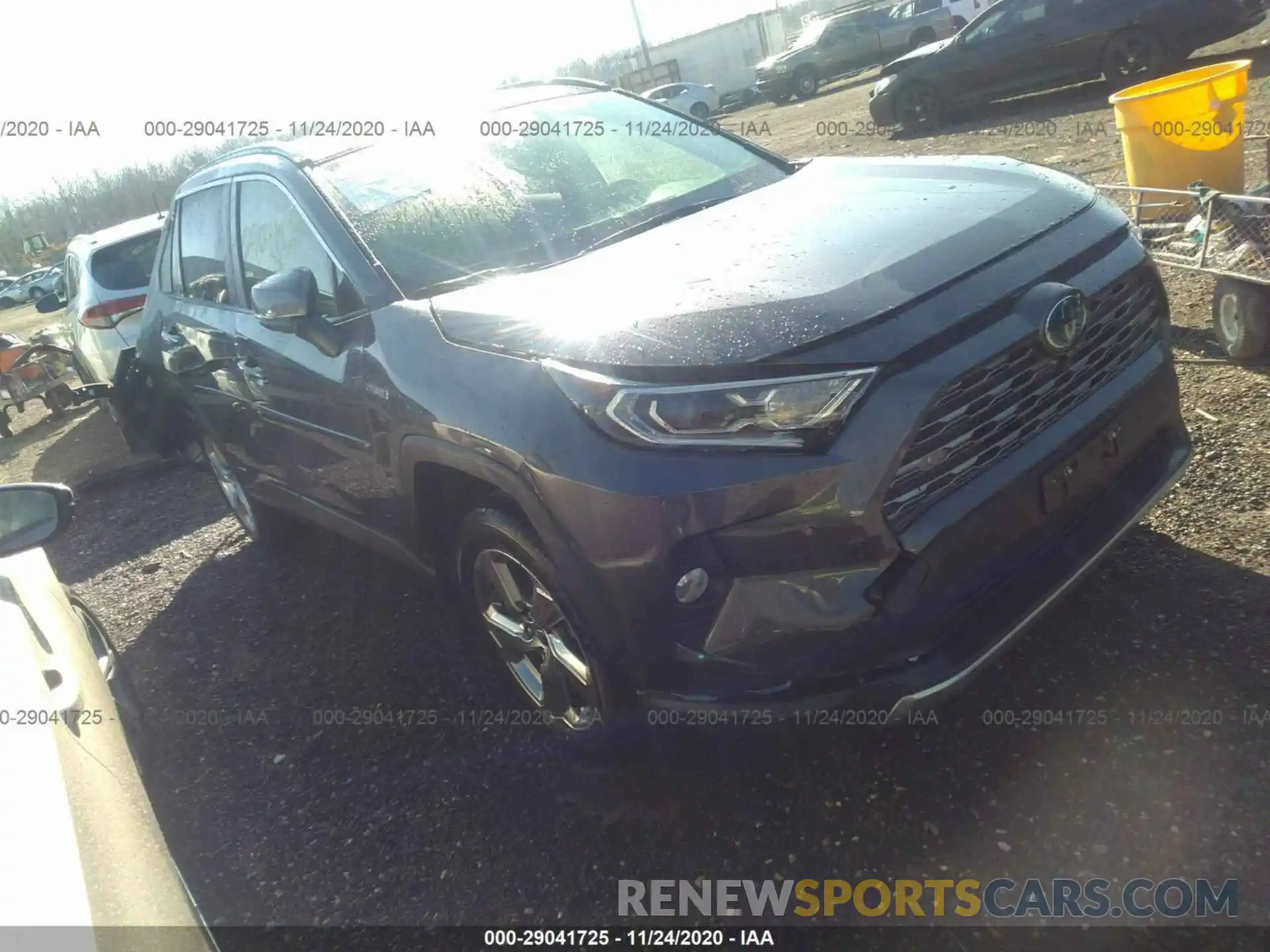 1 Photograph of a damaged car JTMDWRFV2LD543306 TOYOTA RAV4 2020